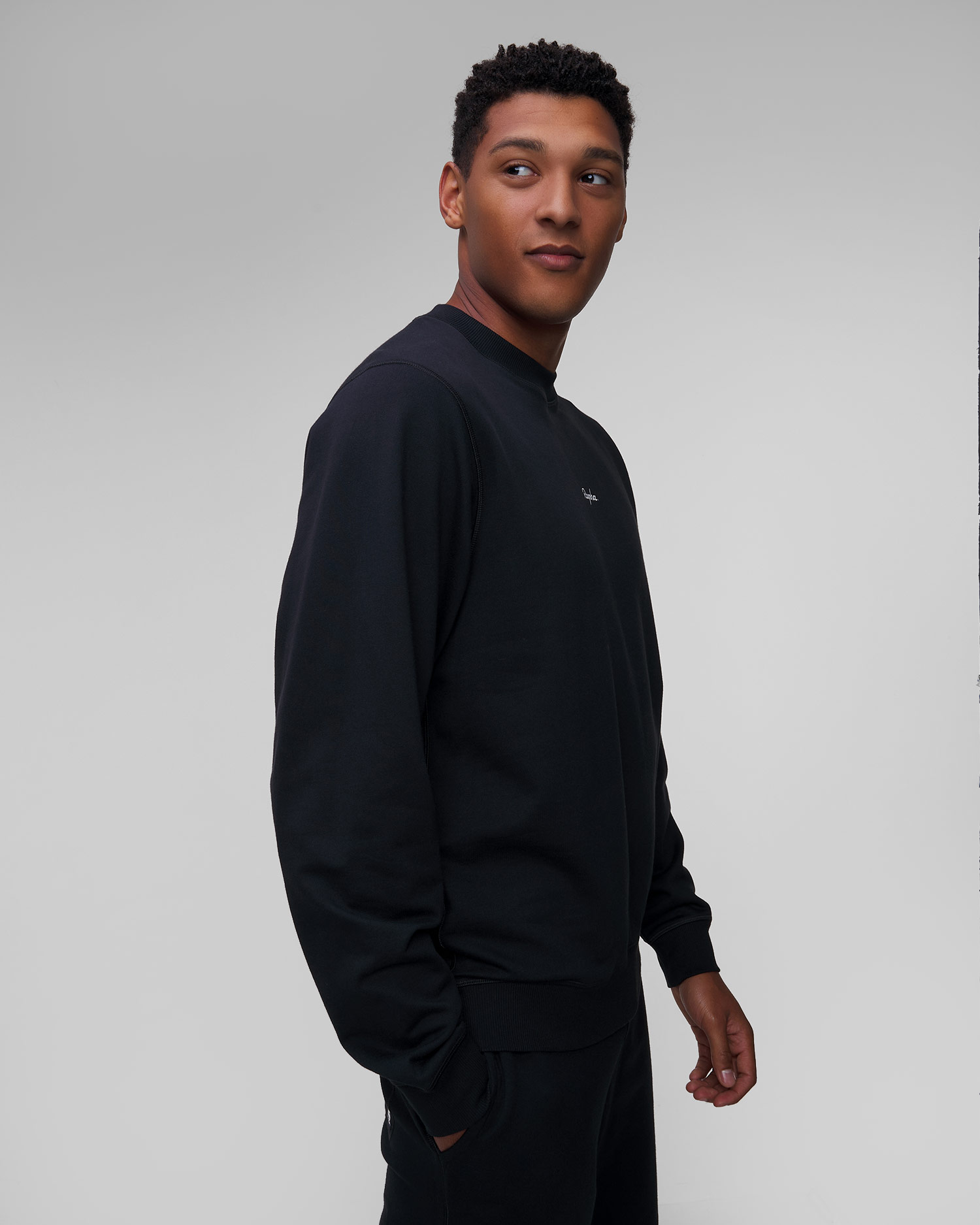 Pánska čierna mikina Rapha