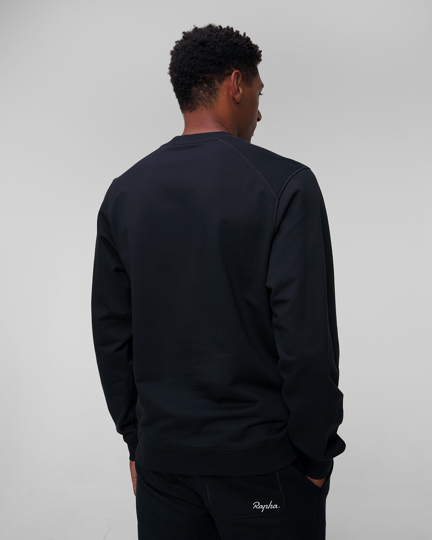 Pánska čierna mikina Rapha