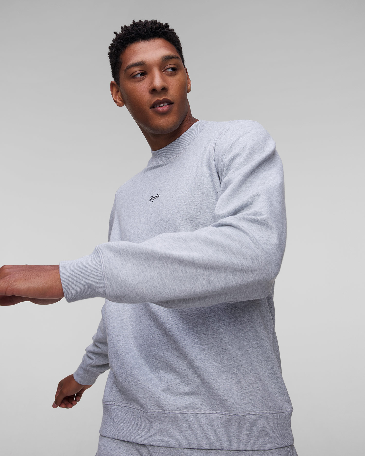 Sweat-shirt gris pour hommes Rapha
