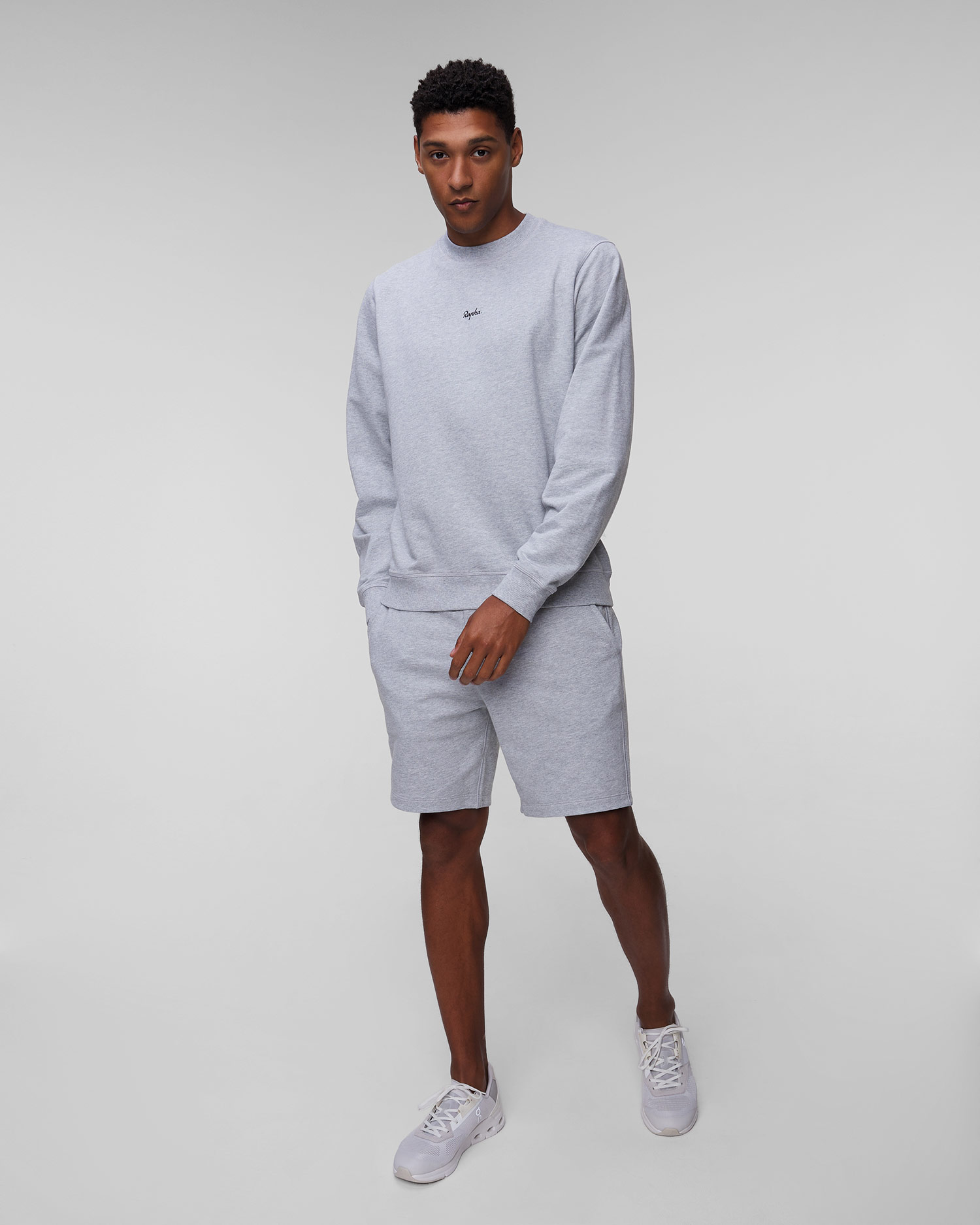 Pánska sivá mikina Rapha