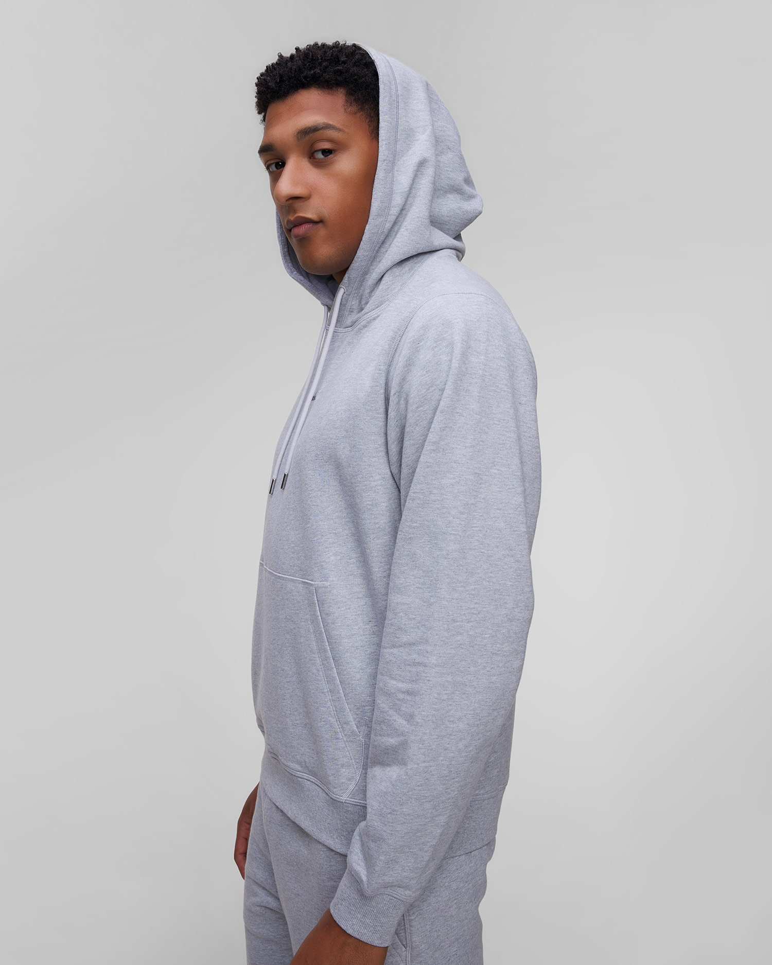 Sweat-shirt à capuche gris pour hommes Rapha