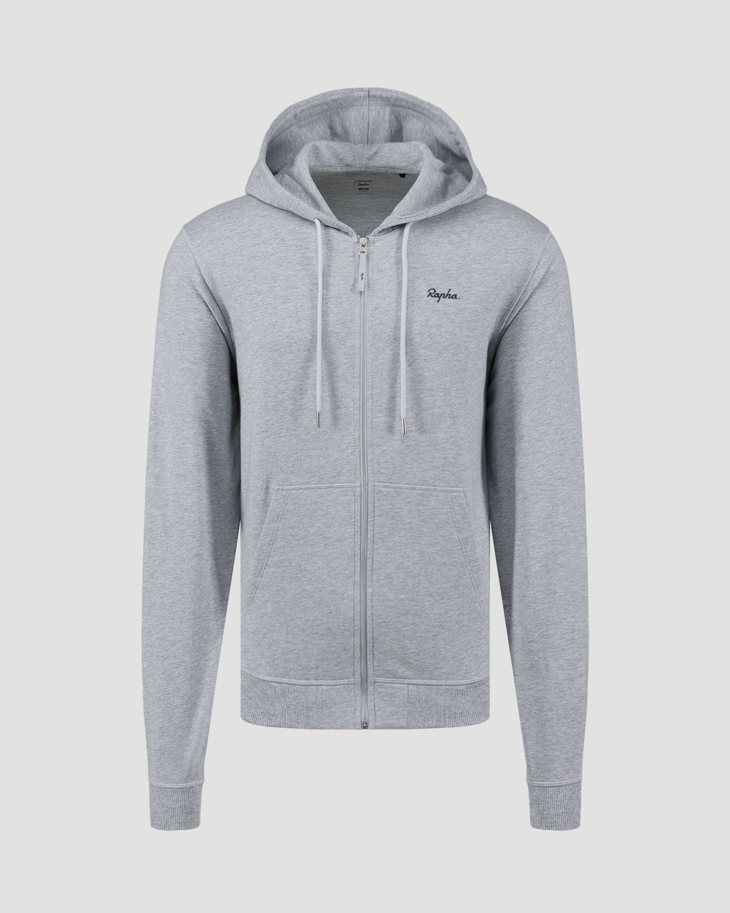 Sweat-shirt zippé gris pour hommes Rapha