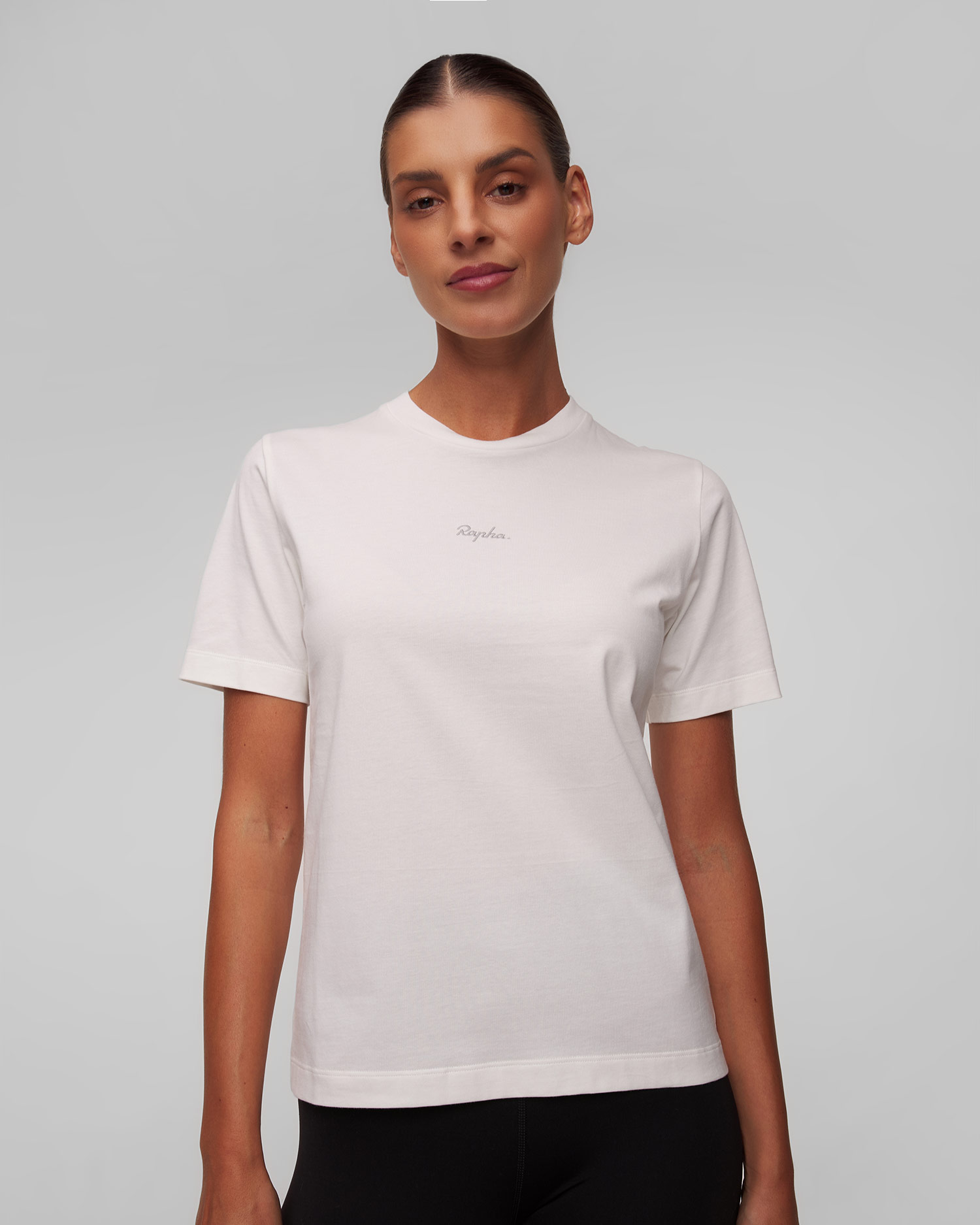 Tricu alb din bumbac pentru femei Rapha