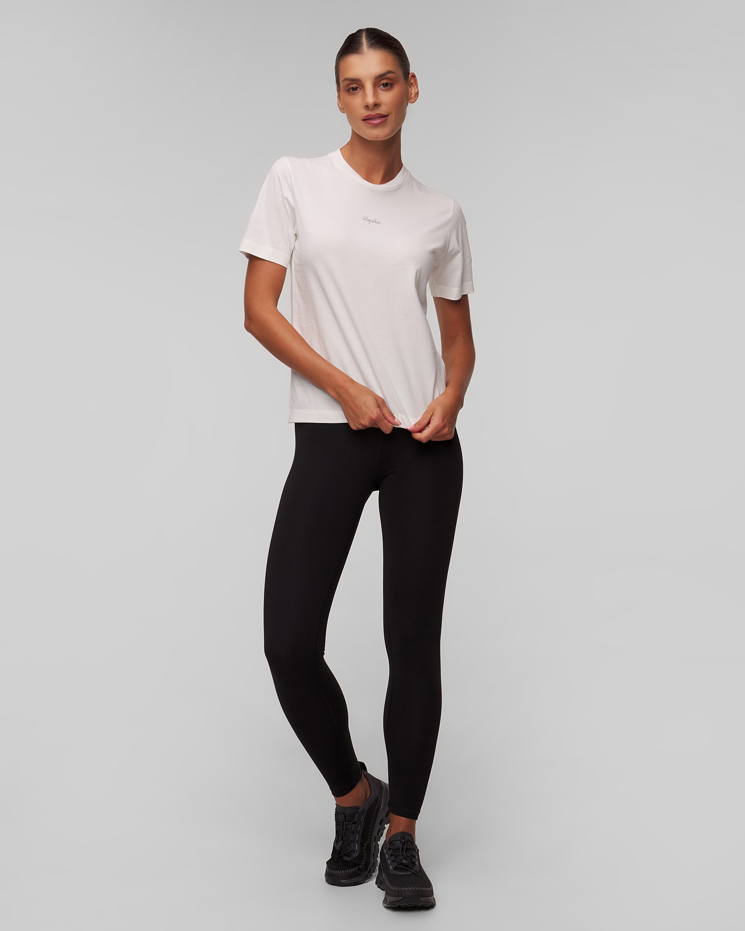 Tricu alb din bumbac pentru femei Rapha