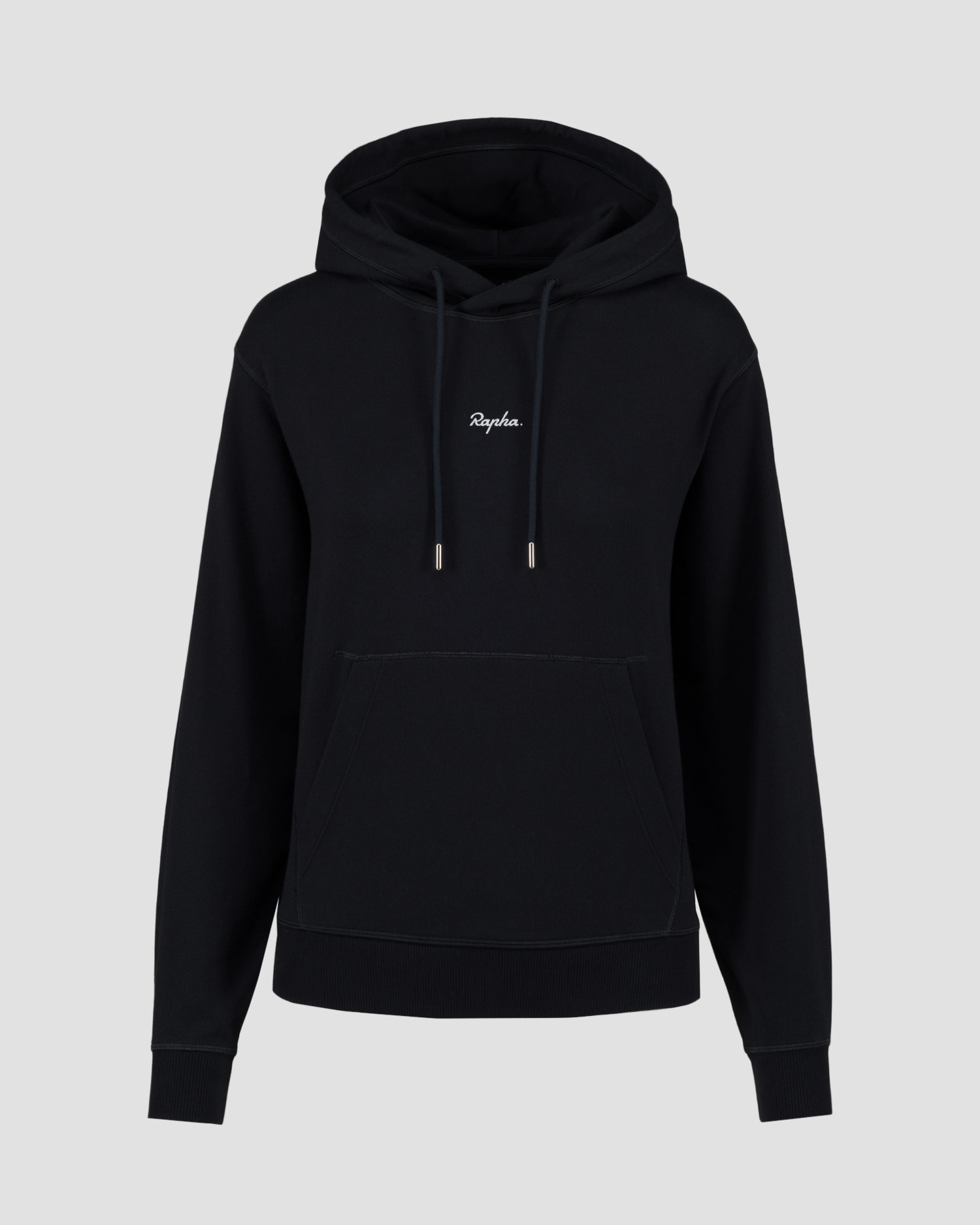 Women's black cotton hooded sweatshirt Rapha
