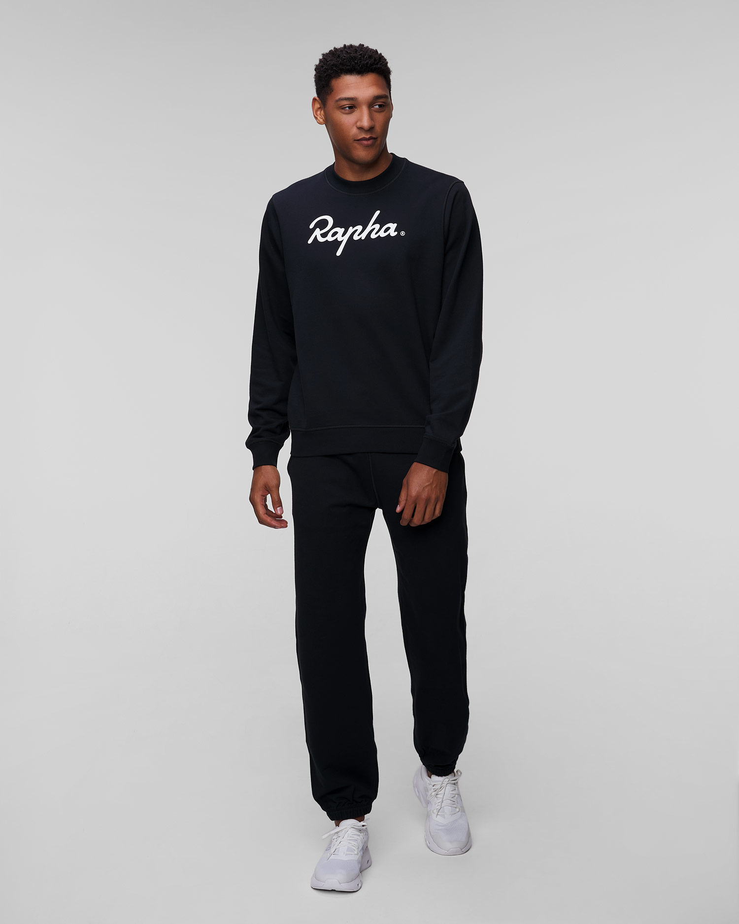 Men's logo sweatshirt Rapha black