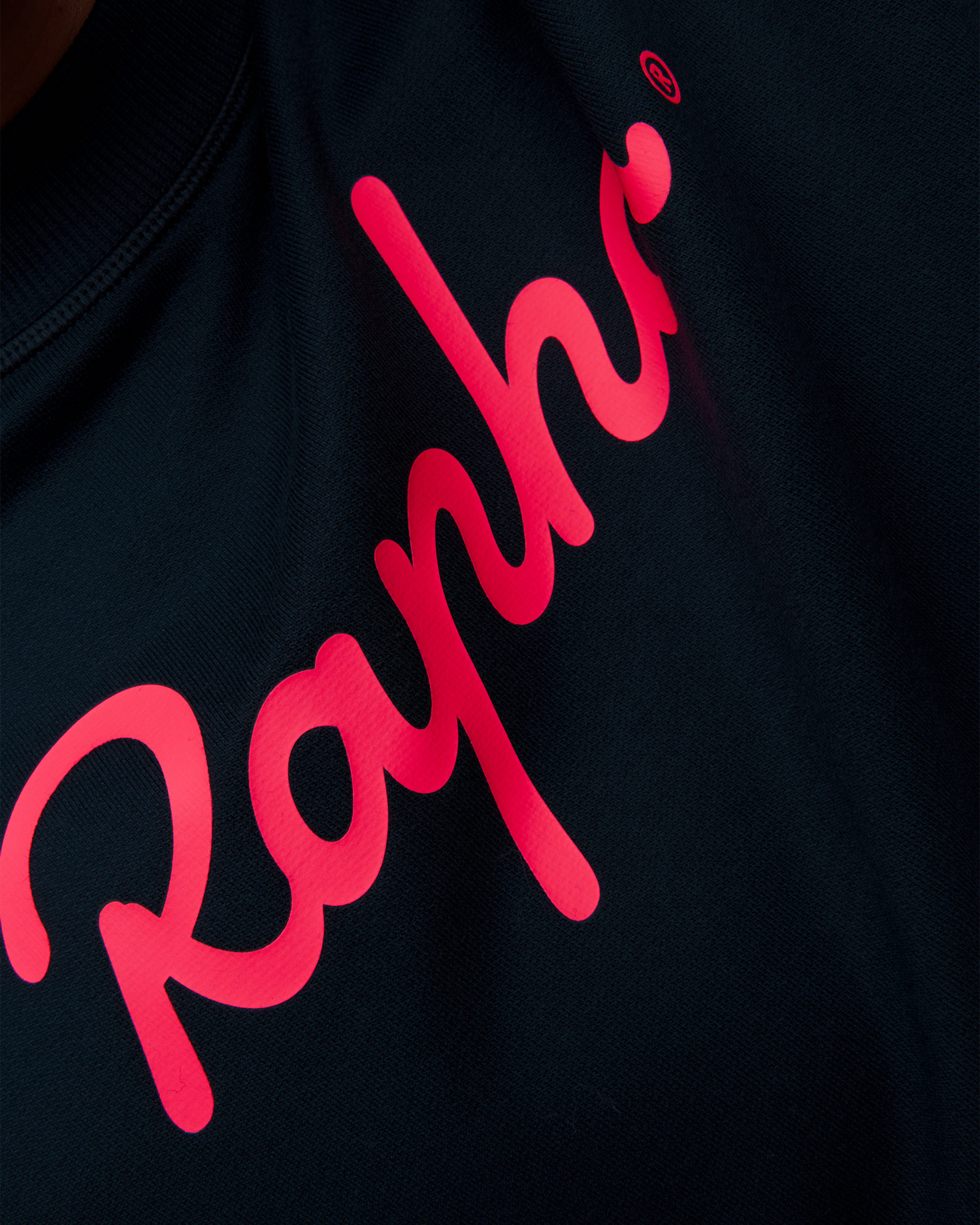 Bluza dresowa z logo męska Rapha granatowa