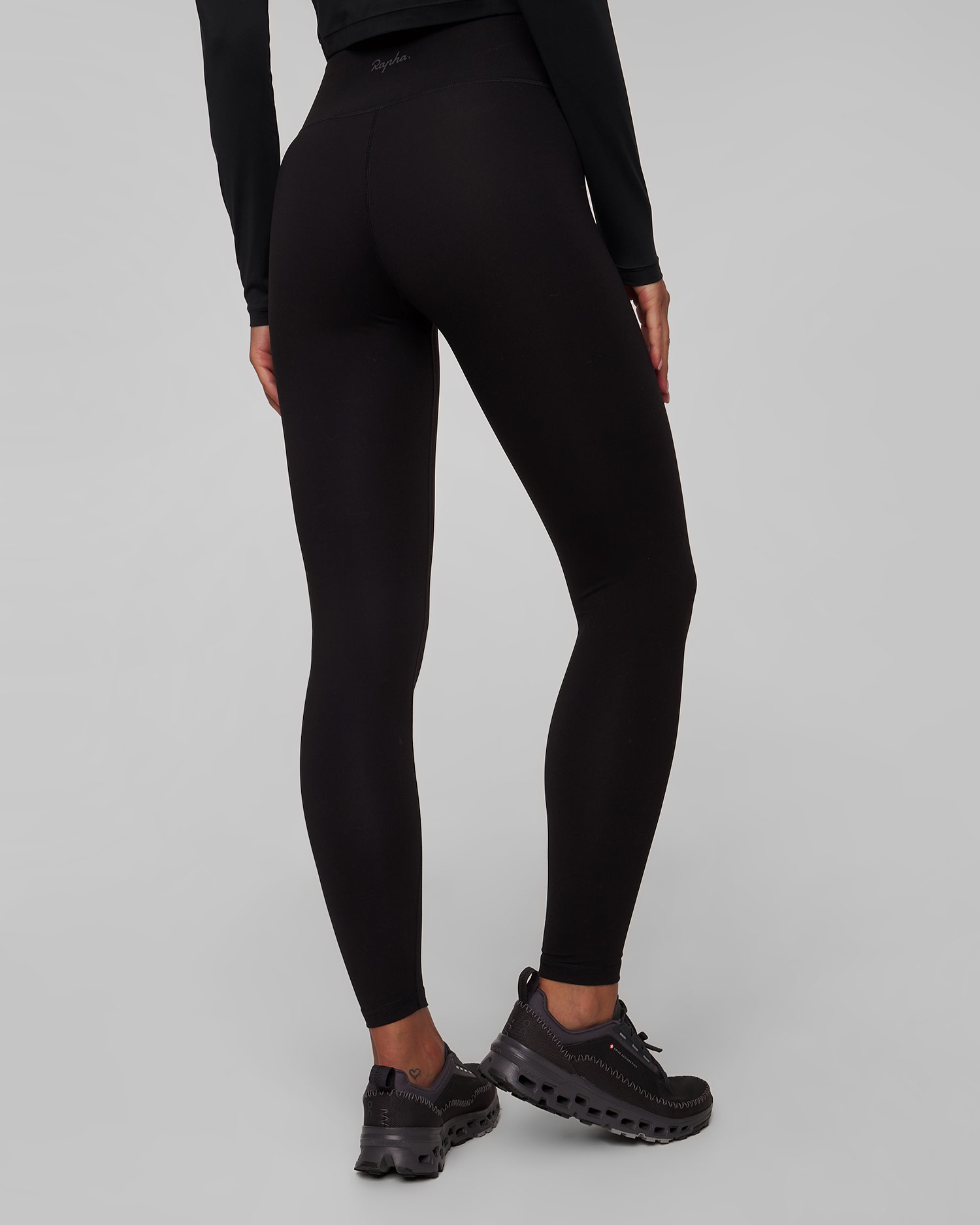 Pantaloni de antrenament negri pentru femei Rapha Active