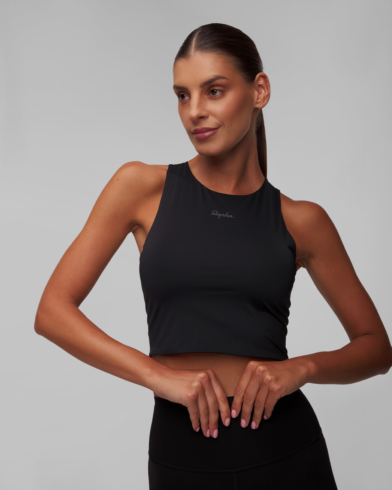 Top sport negru pentru femei Rapha Active