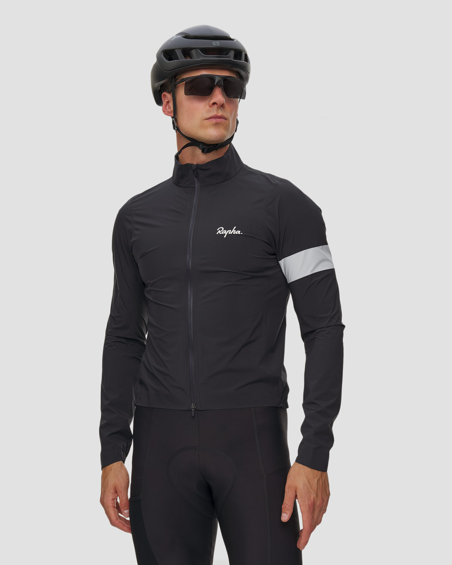 Giacca da ciclismo da uomo Rapha Core Rain Jacket nera
