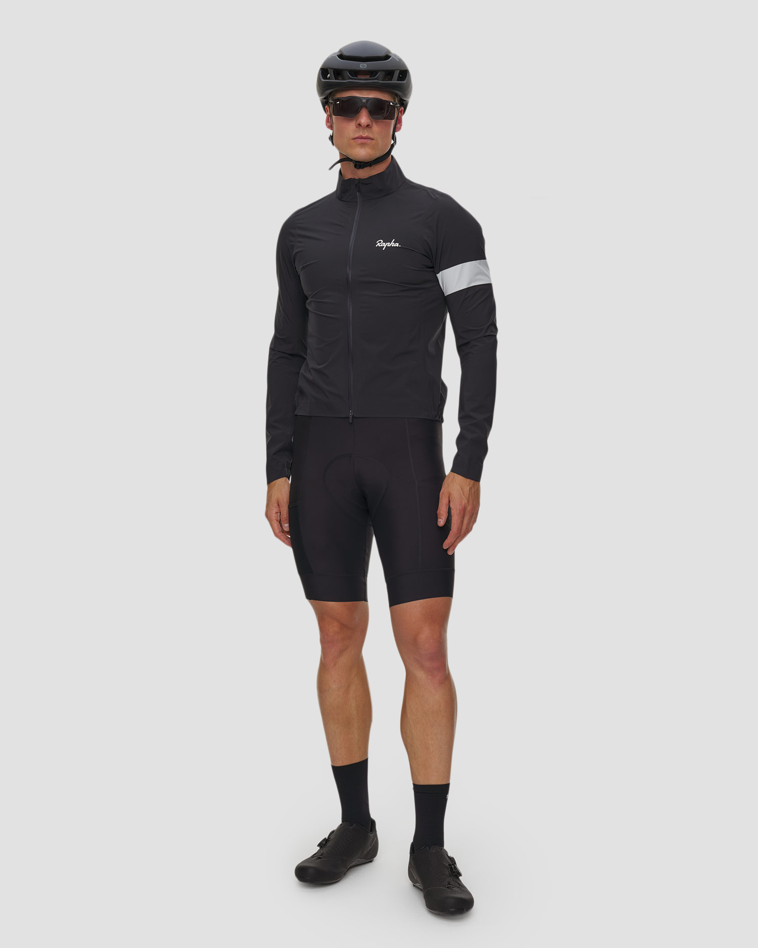 Giacca da ciclismo da uomo Rapha Core Rain Jacket nera