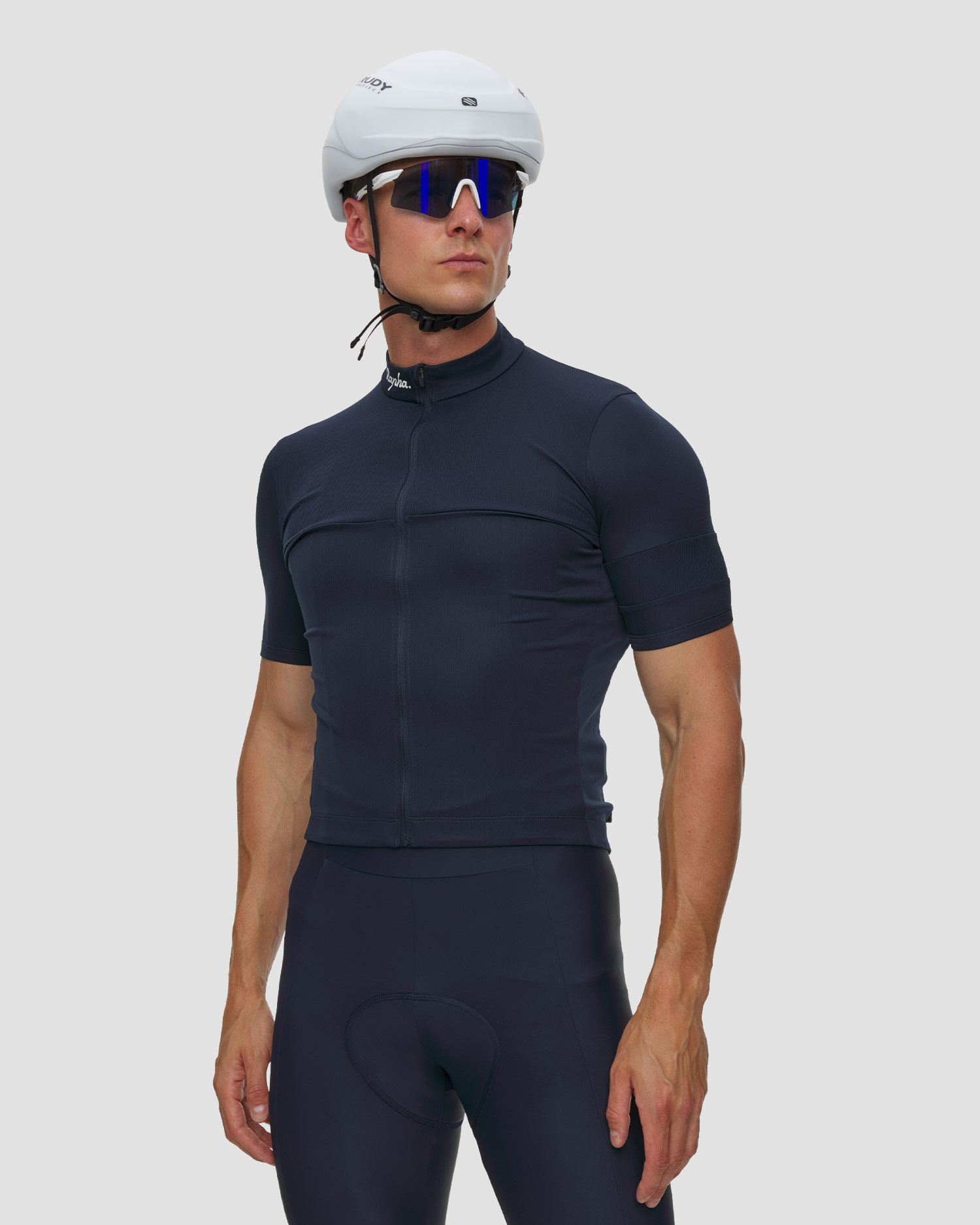 Maglia da ciclismo uomo Rapha Brevet Element Jersey blu scuro