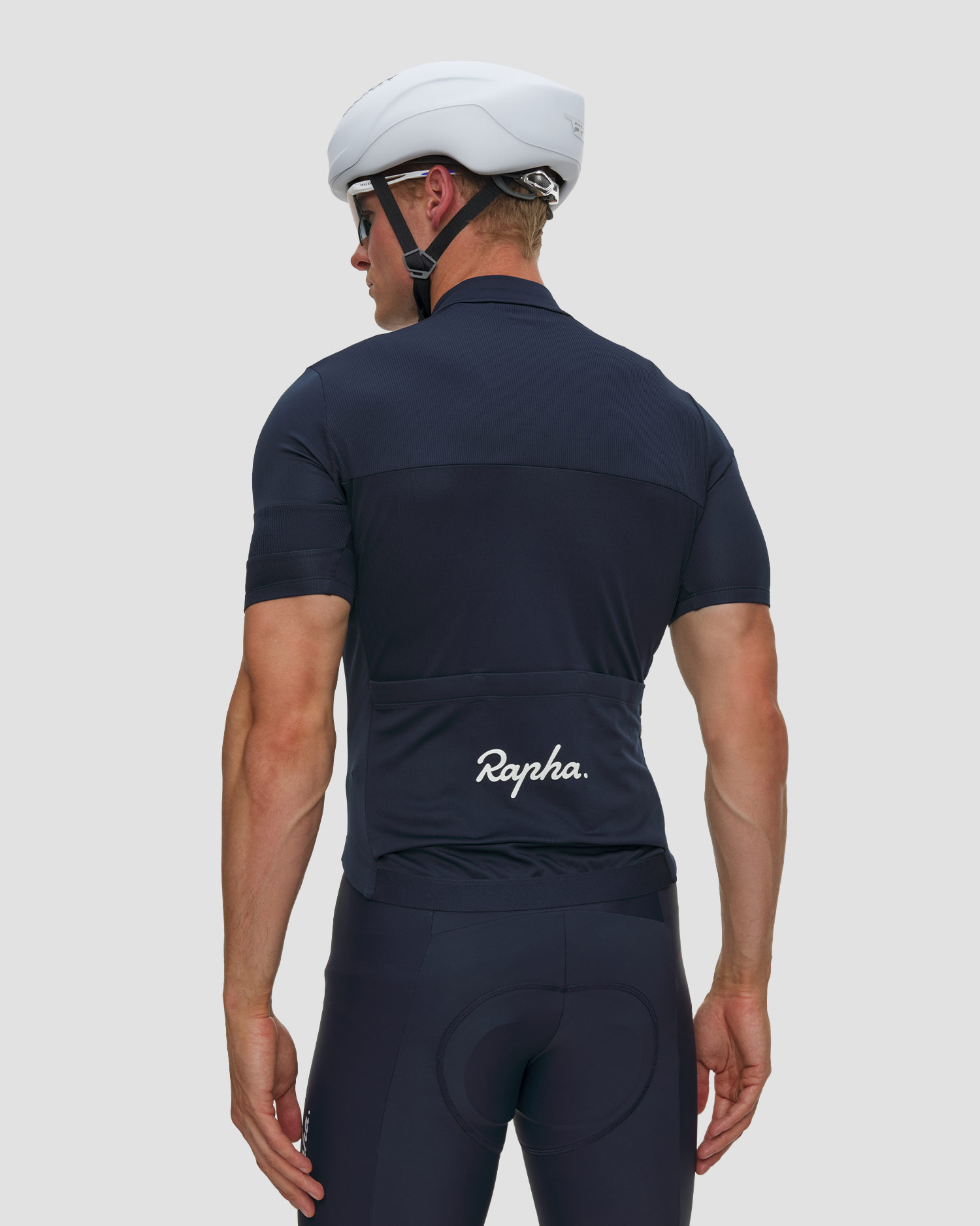 Maglia da ciclismo uomo Rapha Brevet Element Jersey blu scuro