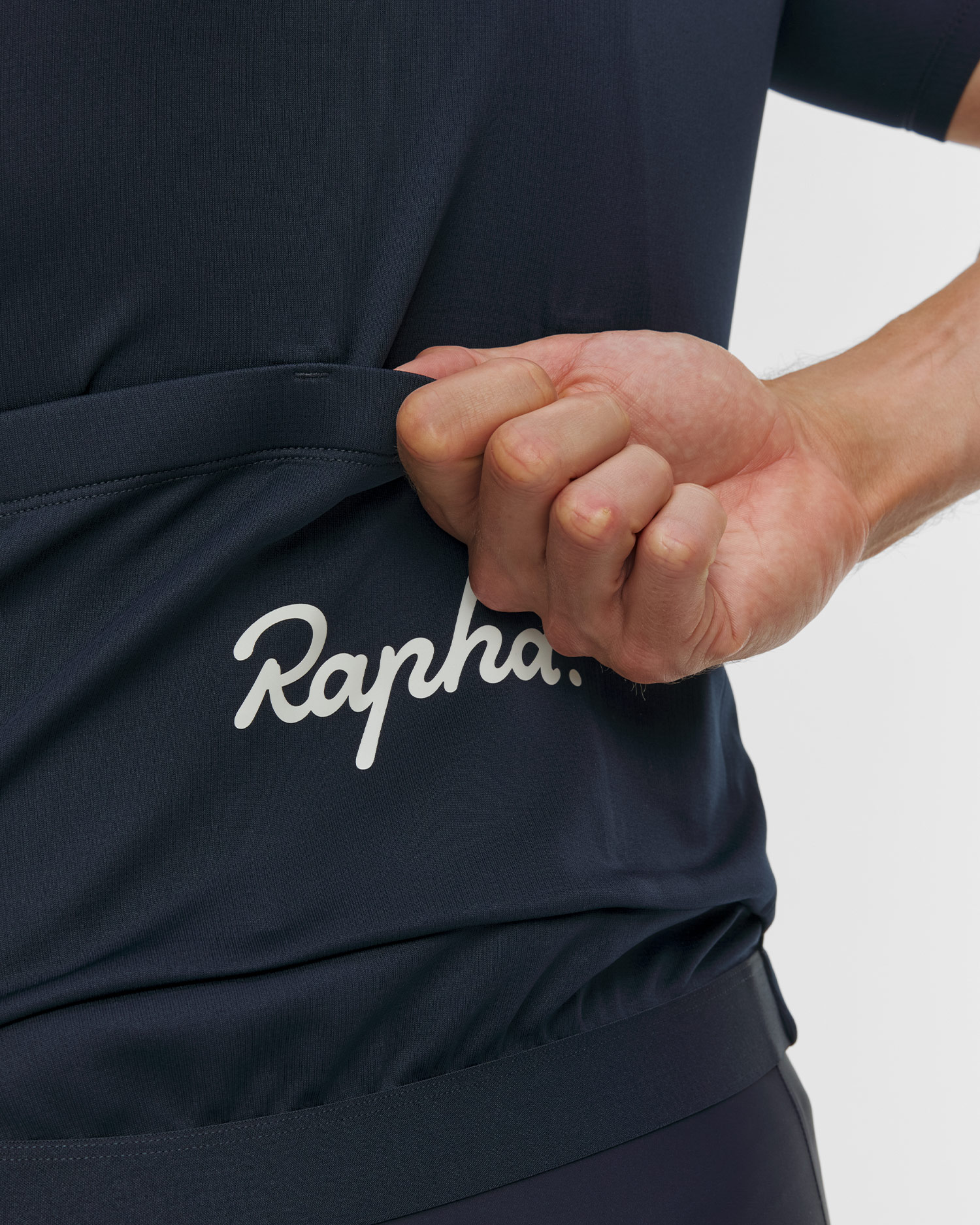 Maglia da ciclismo uomo Rapha Brevet Element Jersey blu scuro