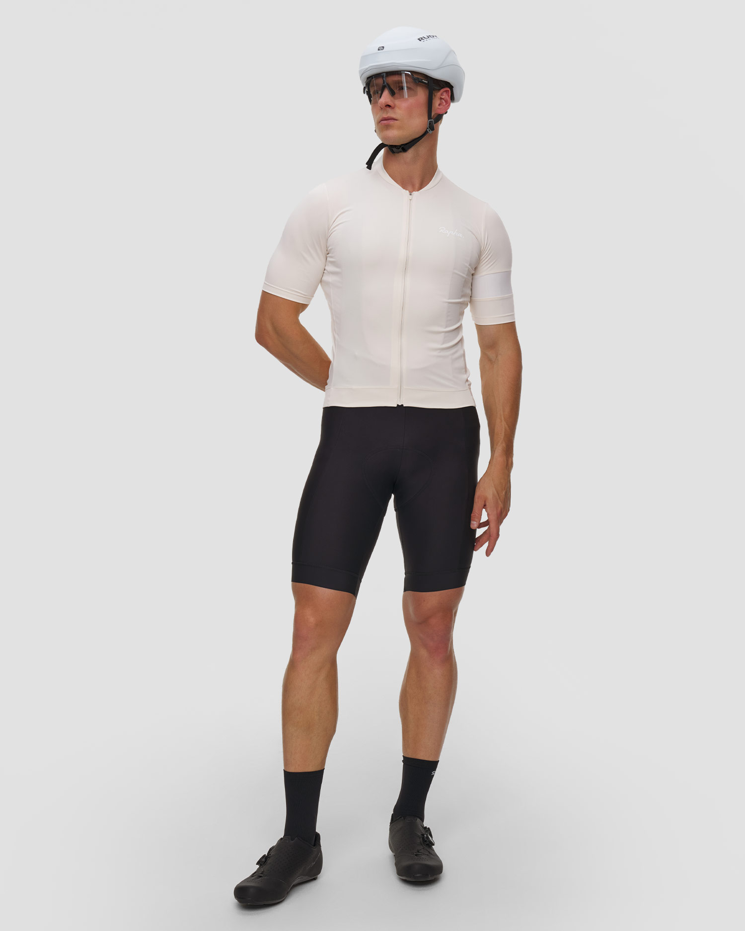 Maglietta da ciclismo da uomo Rapha Core Jersey bianca