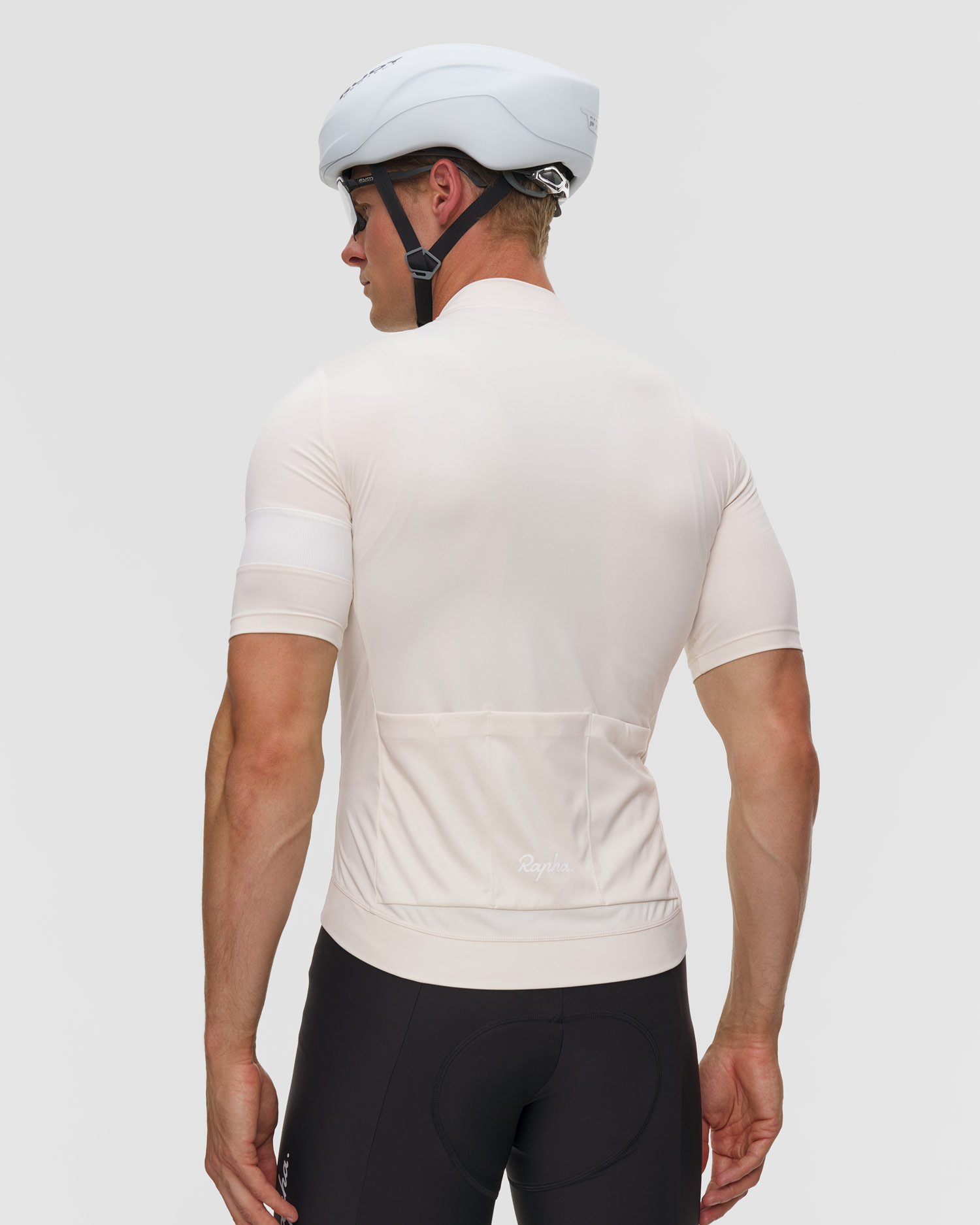 Maglietta da ciclismo da uomo Rapha Core Jersey bianca