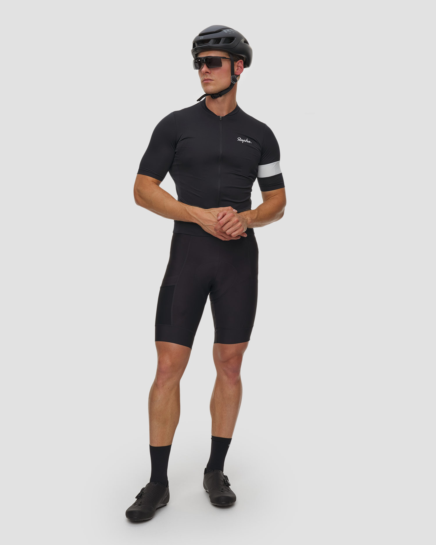 Maglietta da ciclismo da uomo Rapha Core Jersey nera