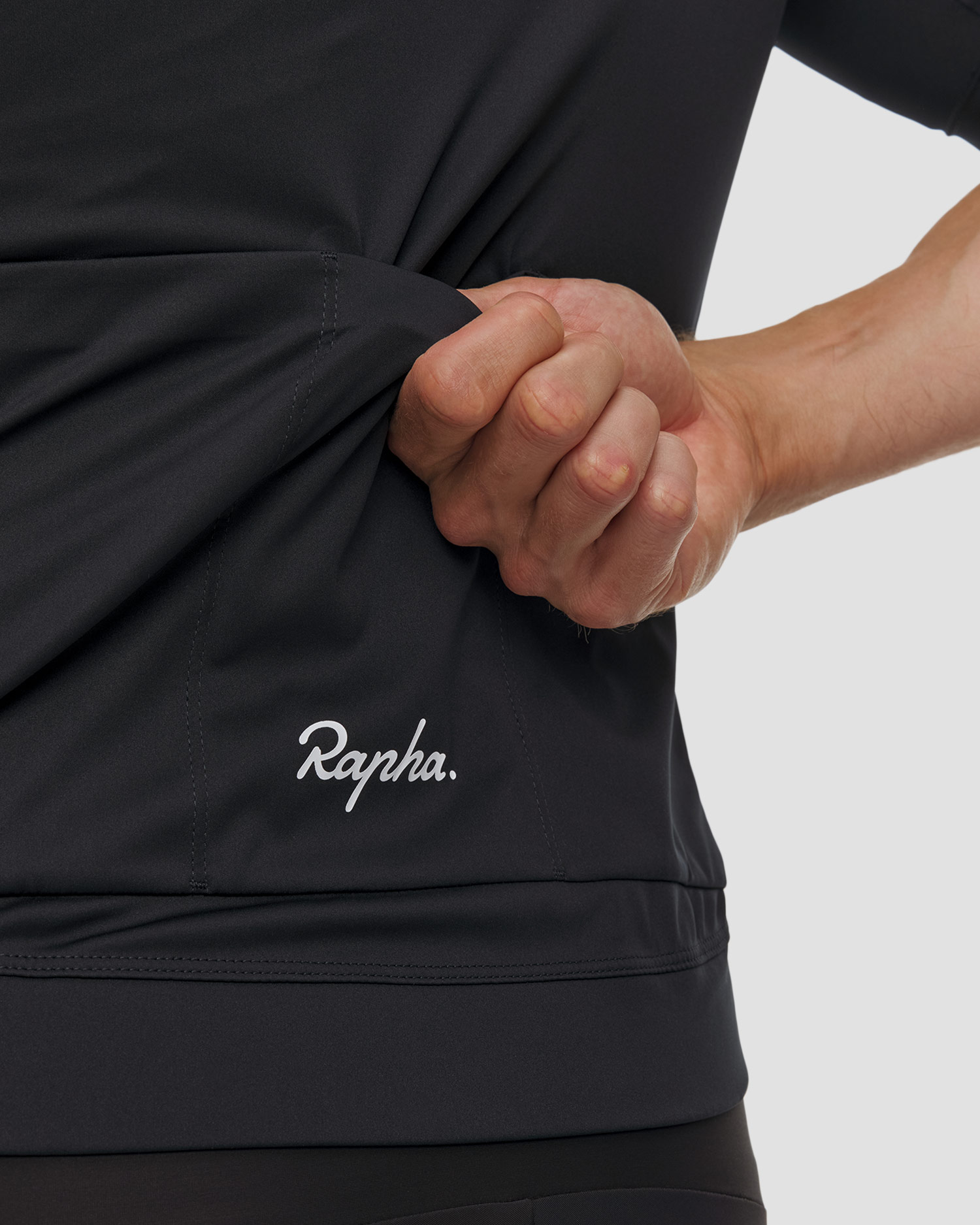 Maglietta da ciclismo da uomo Rapha Core Jersey nera