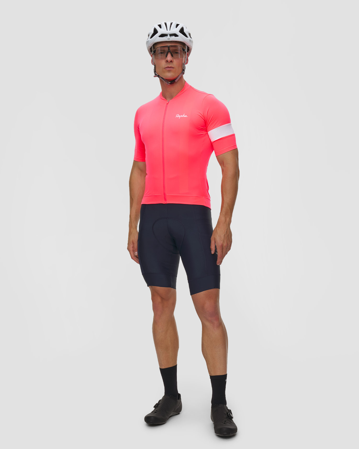 Maglietta da ciclismo da uomo Rapha Core Jersey rosa