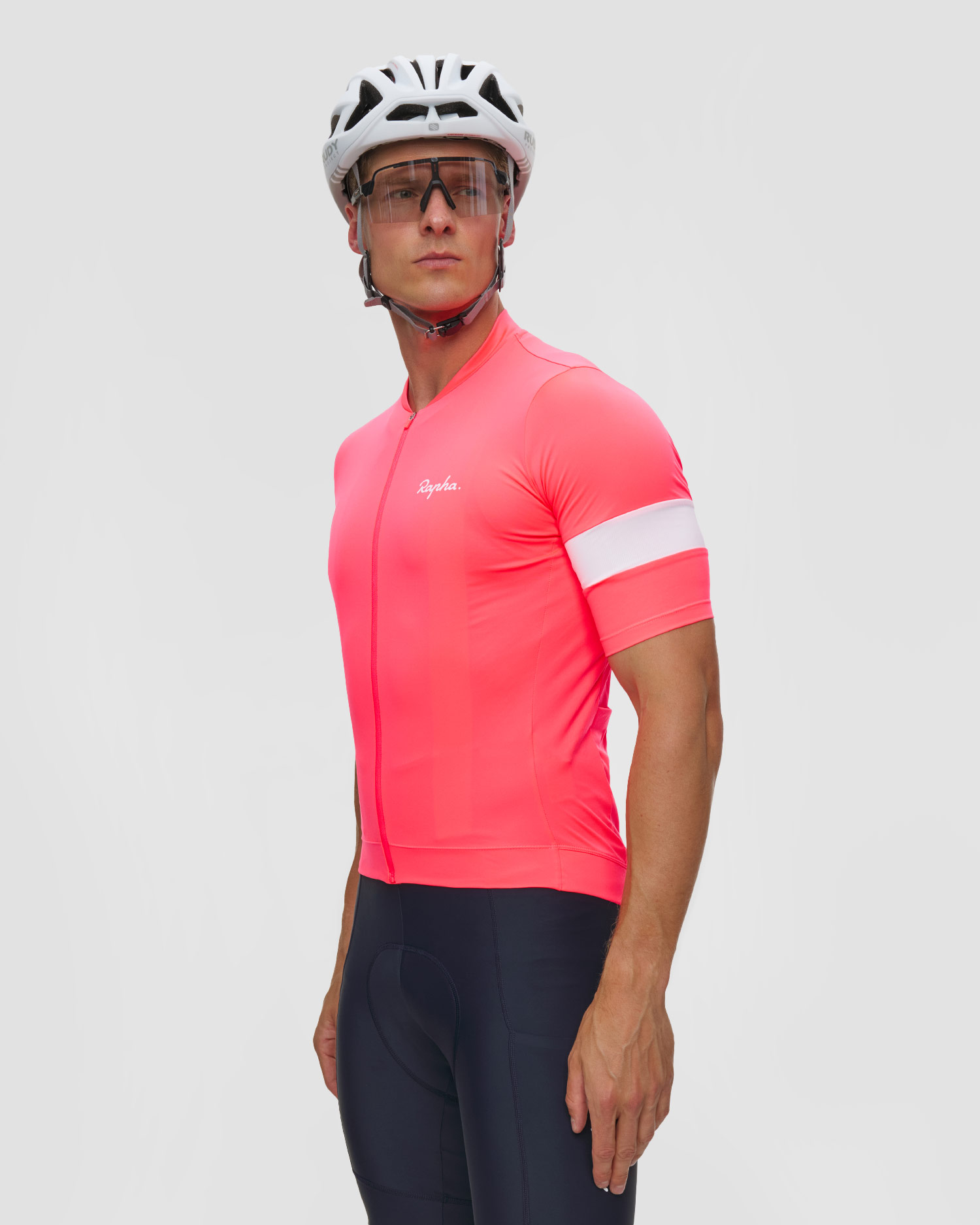 Maglietta da ciclismo da uomo Rapha Core Jersey rosa