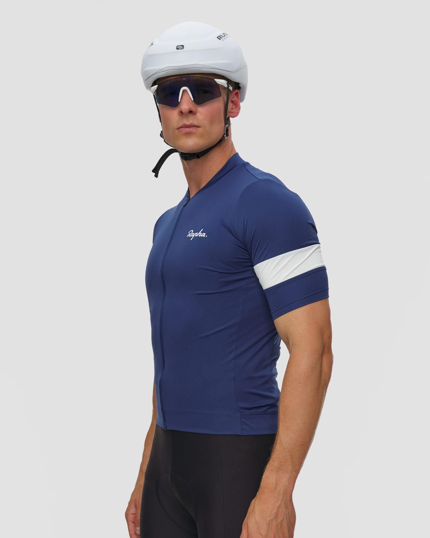 Maglietta da ciclismo da uomo Rapha Core Jersey blu scuro