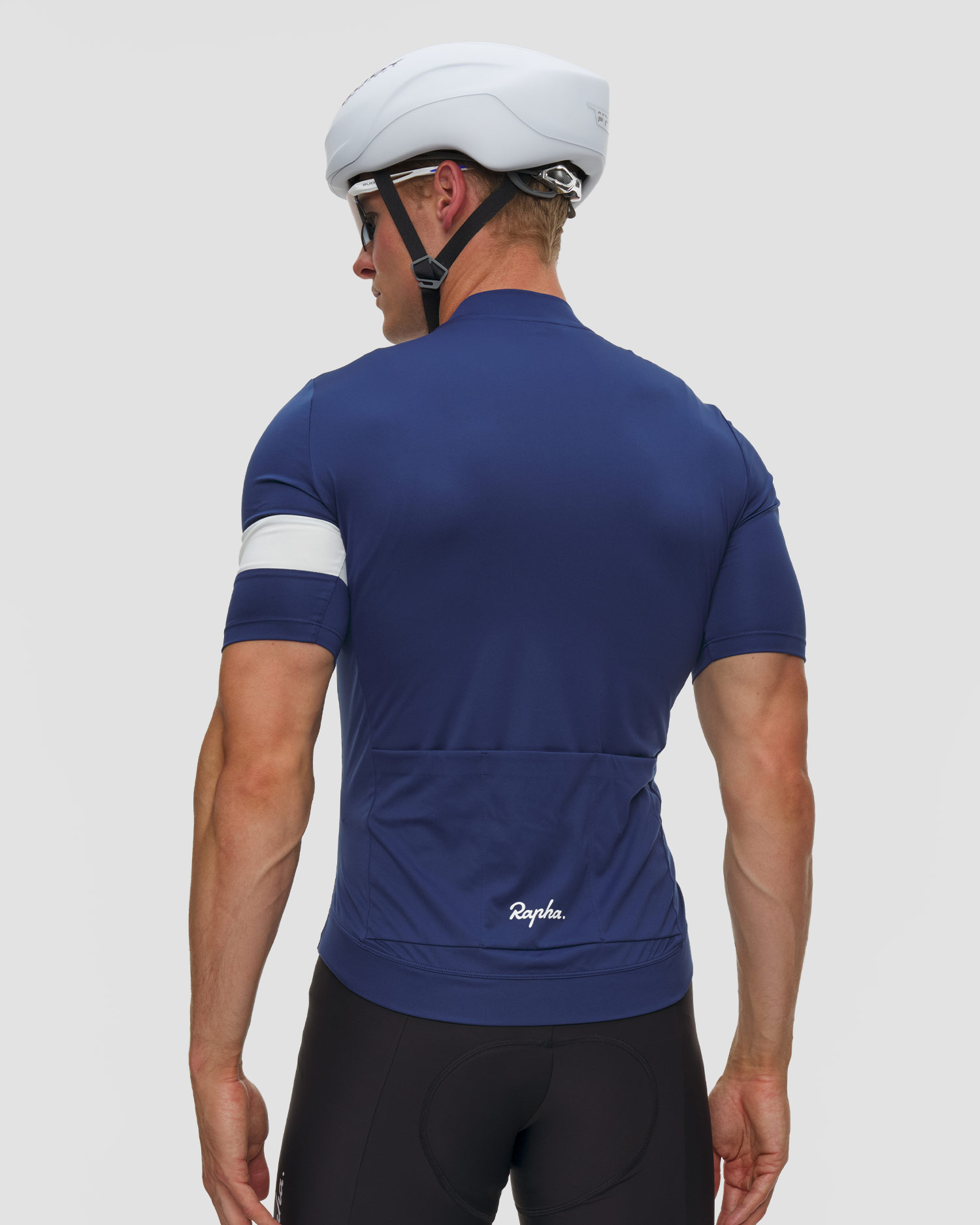 Maglietta da ciclismo da uomo Rapha Core Jersey blu scuro