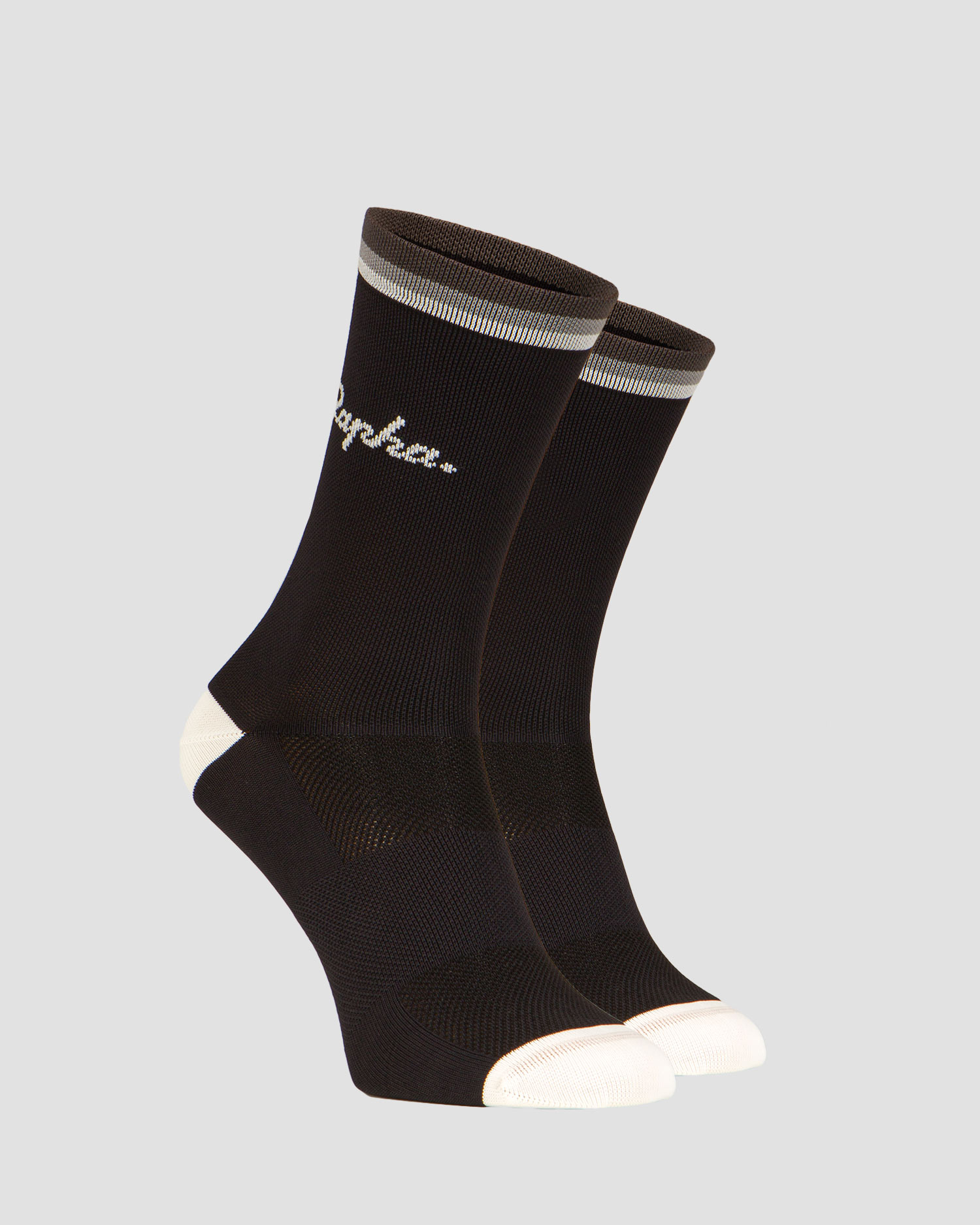 Calzini neri da ciclismo Rapha Logo