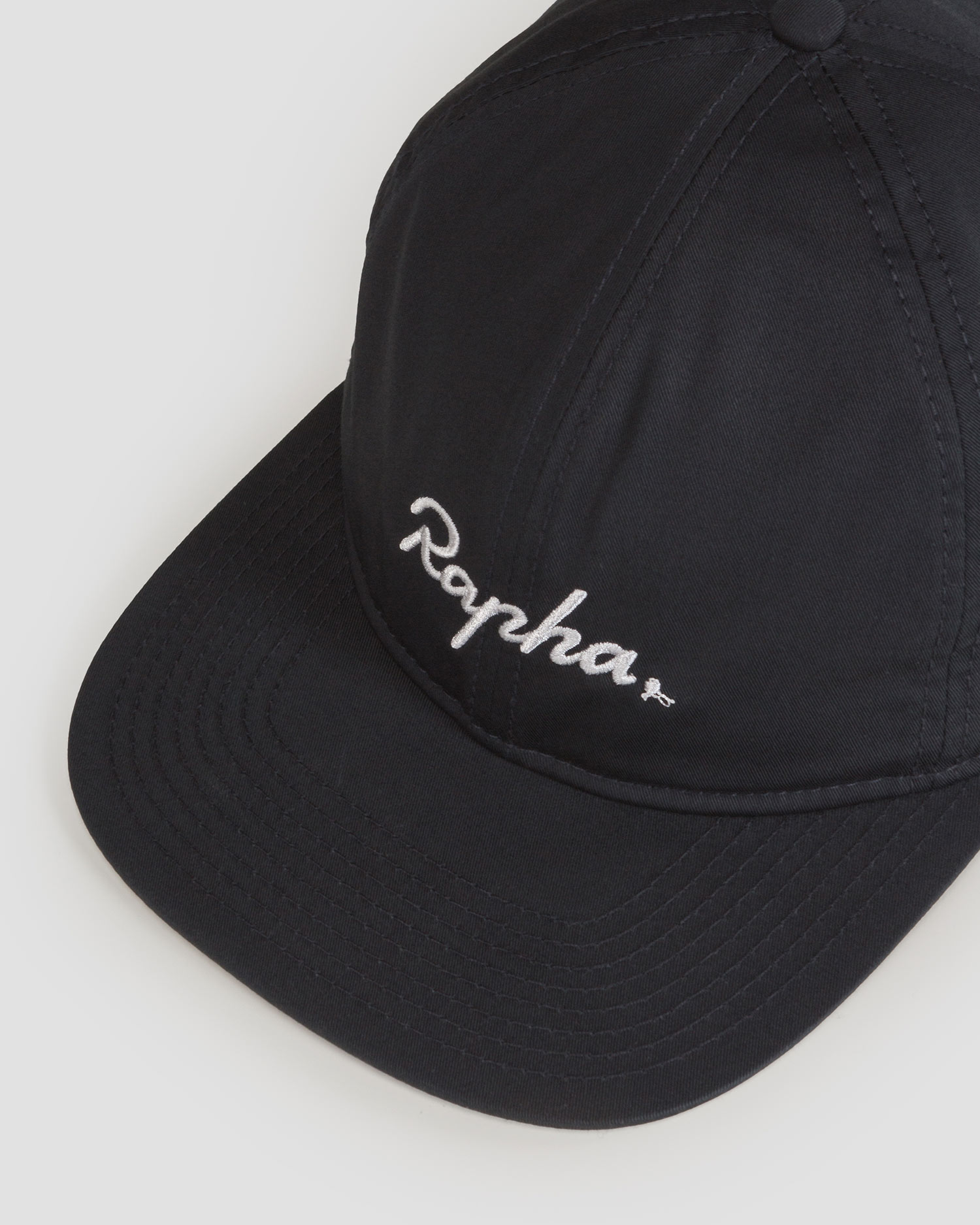 Casquette noire Rapha Trail 6-panel