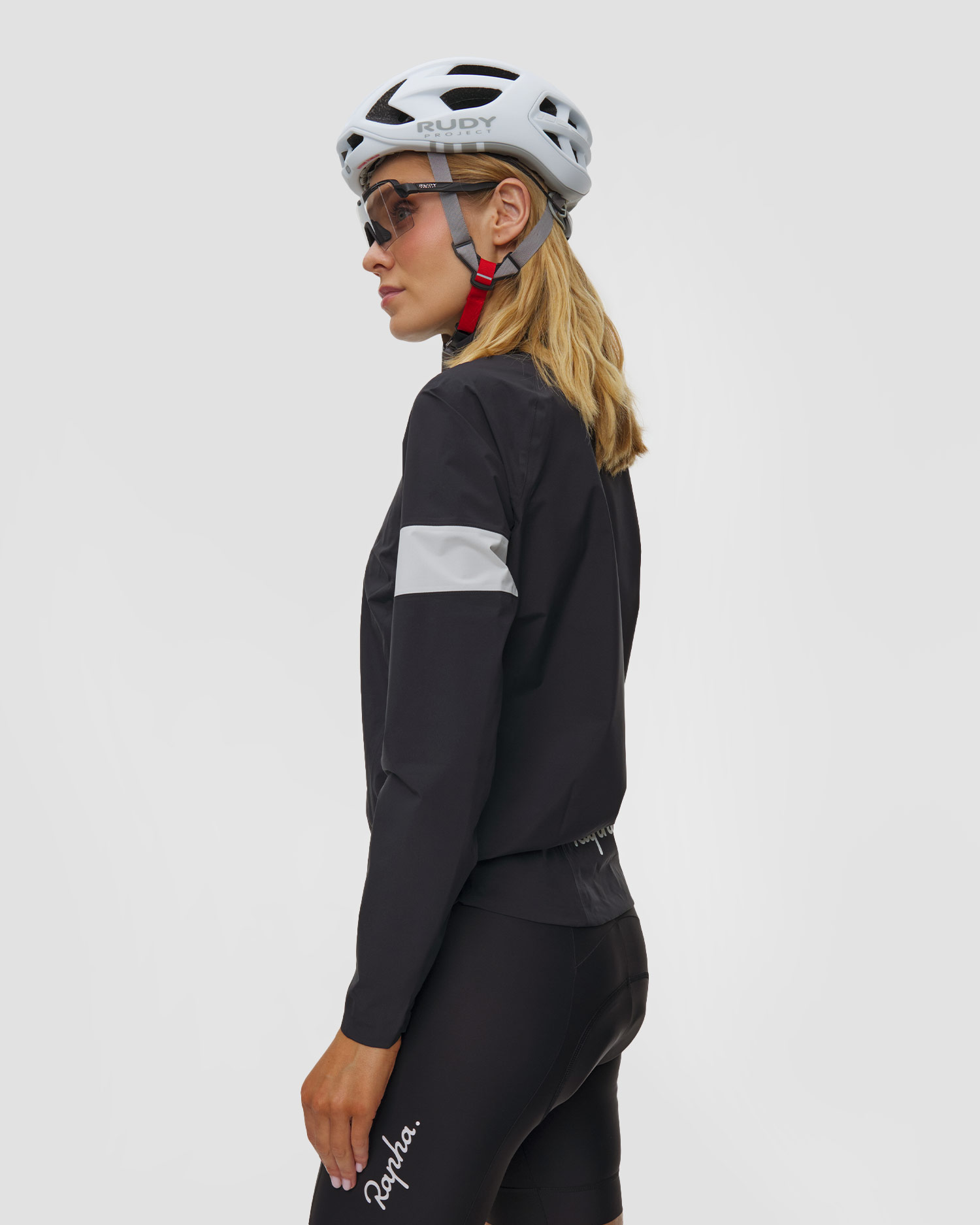 Dámska cyklistická bunda Rapha Wo Core Rain Jacket III čierna