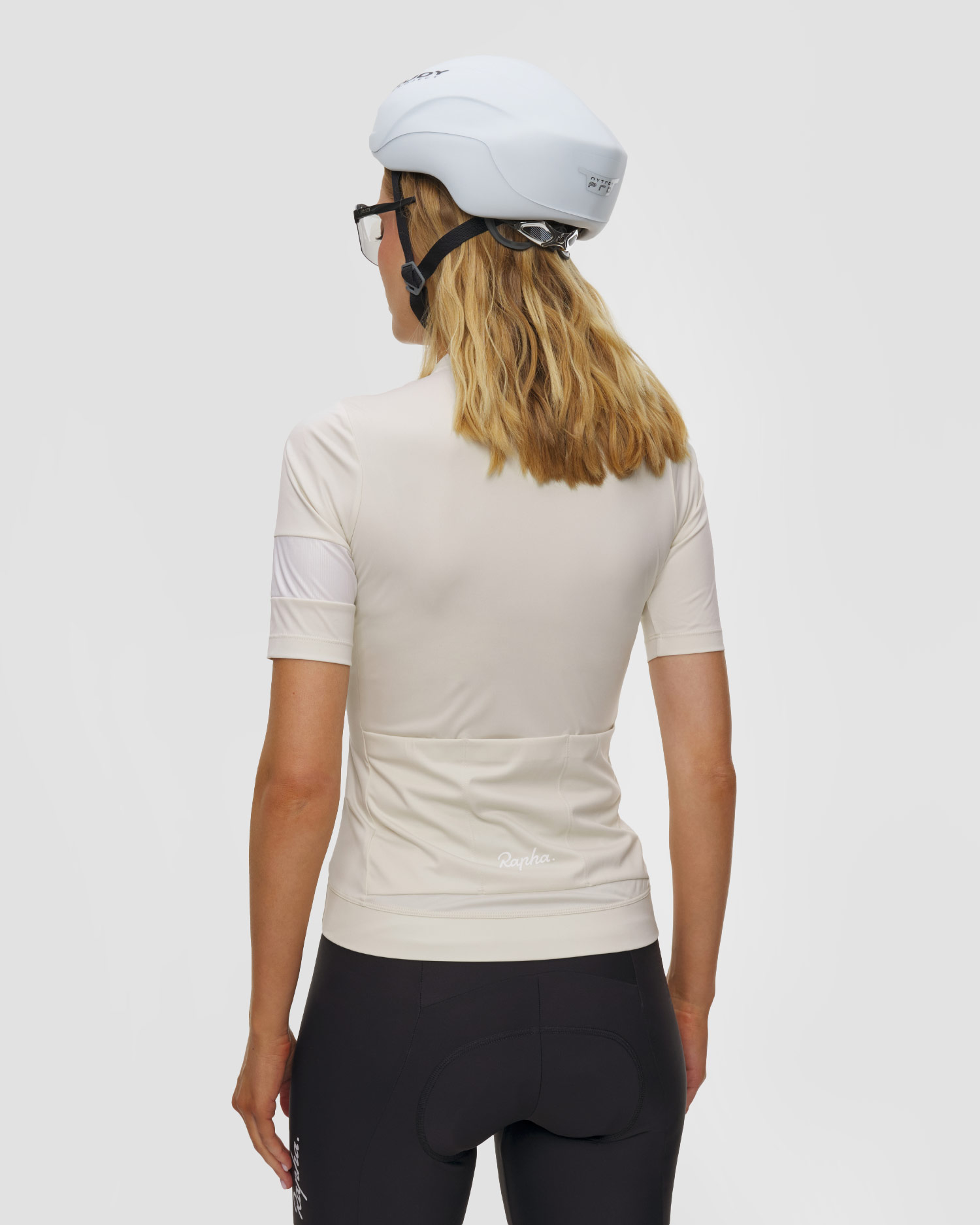 Dámske cyklistické tričko Rapha Wo Core Jersey béžové