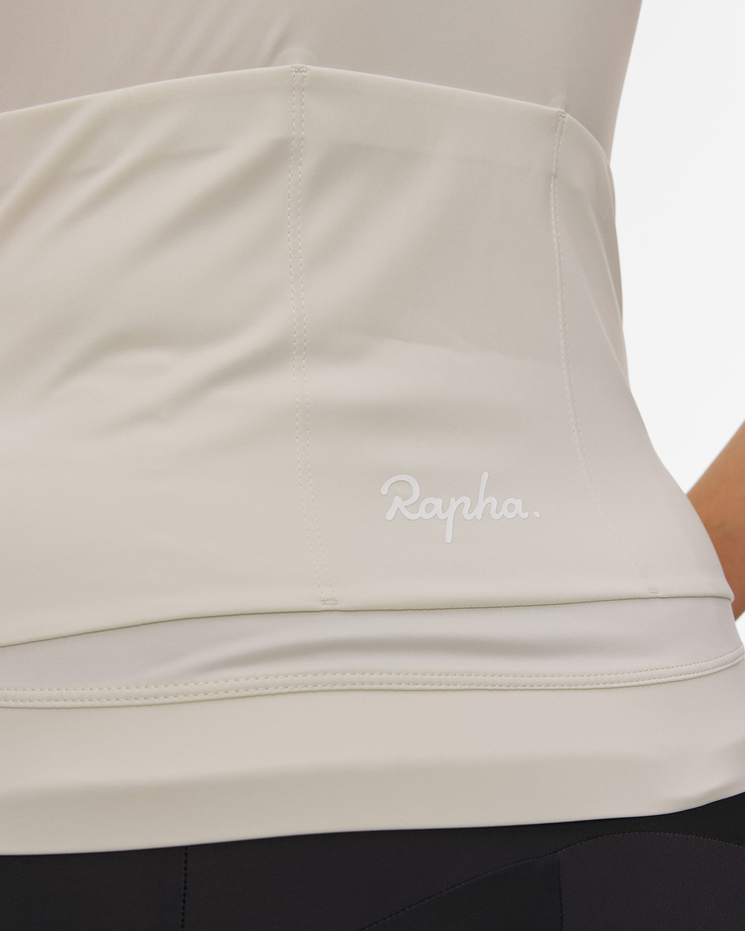 Dámske cyklistické tričko Rapha Wo Core Jersey béžové