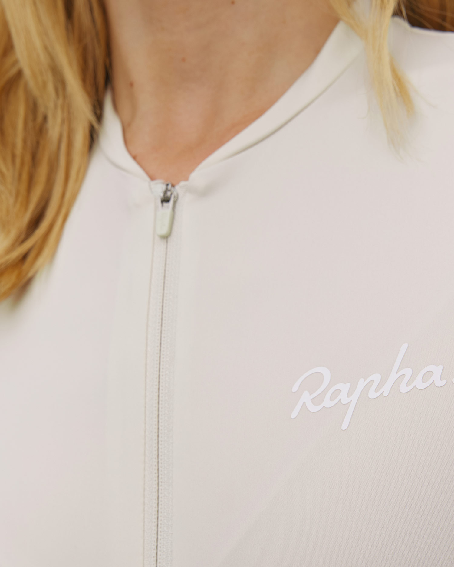 Dámske cyklistické tričko Rapha Wo Core Jersey béžové