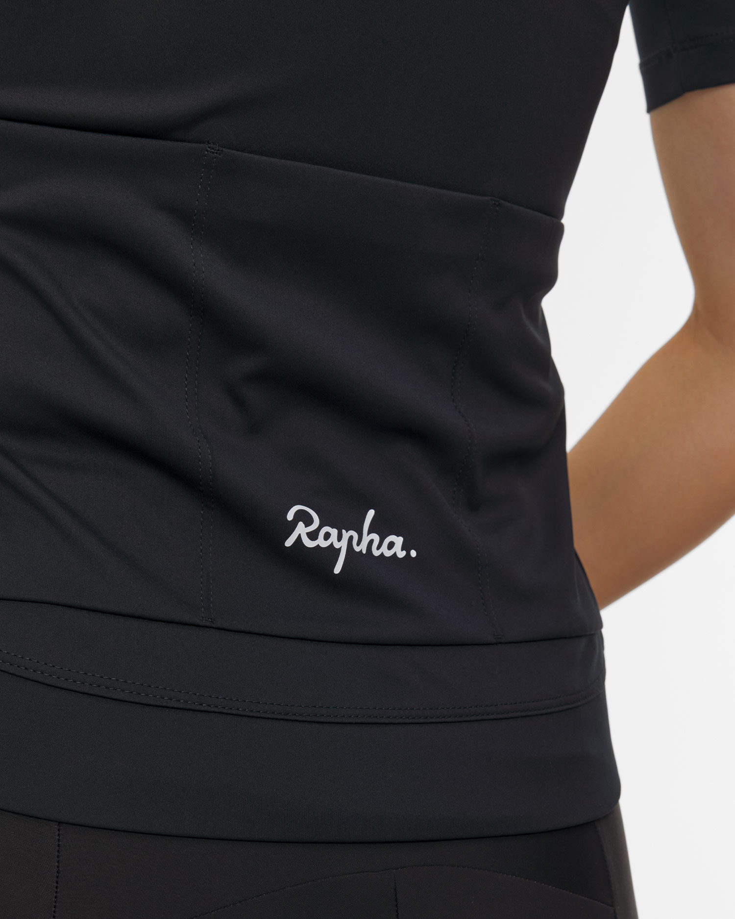 Dámske cyklistické tričko Rapha Wo Core Jersey čierne
