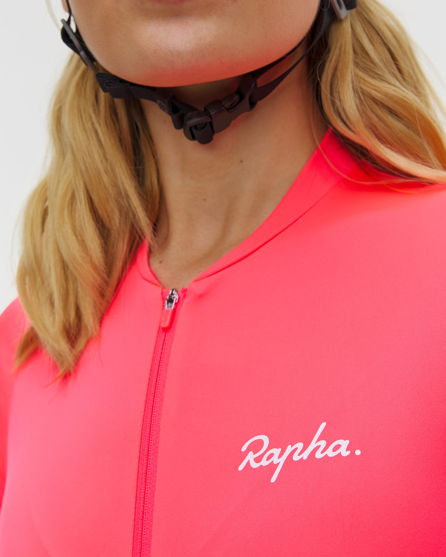 Dámska cyklistická tričko Rapha Wo Core Jersey koralová