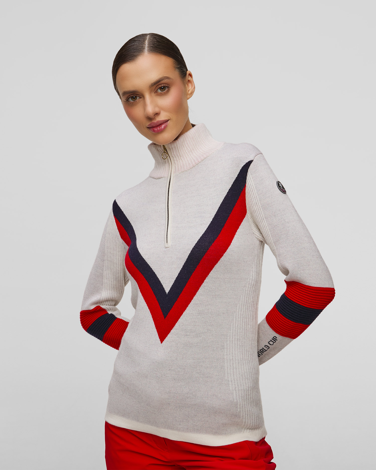 Col roulé zippé pour femmes We Norwegians Hafjell