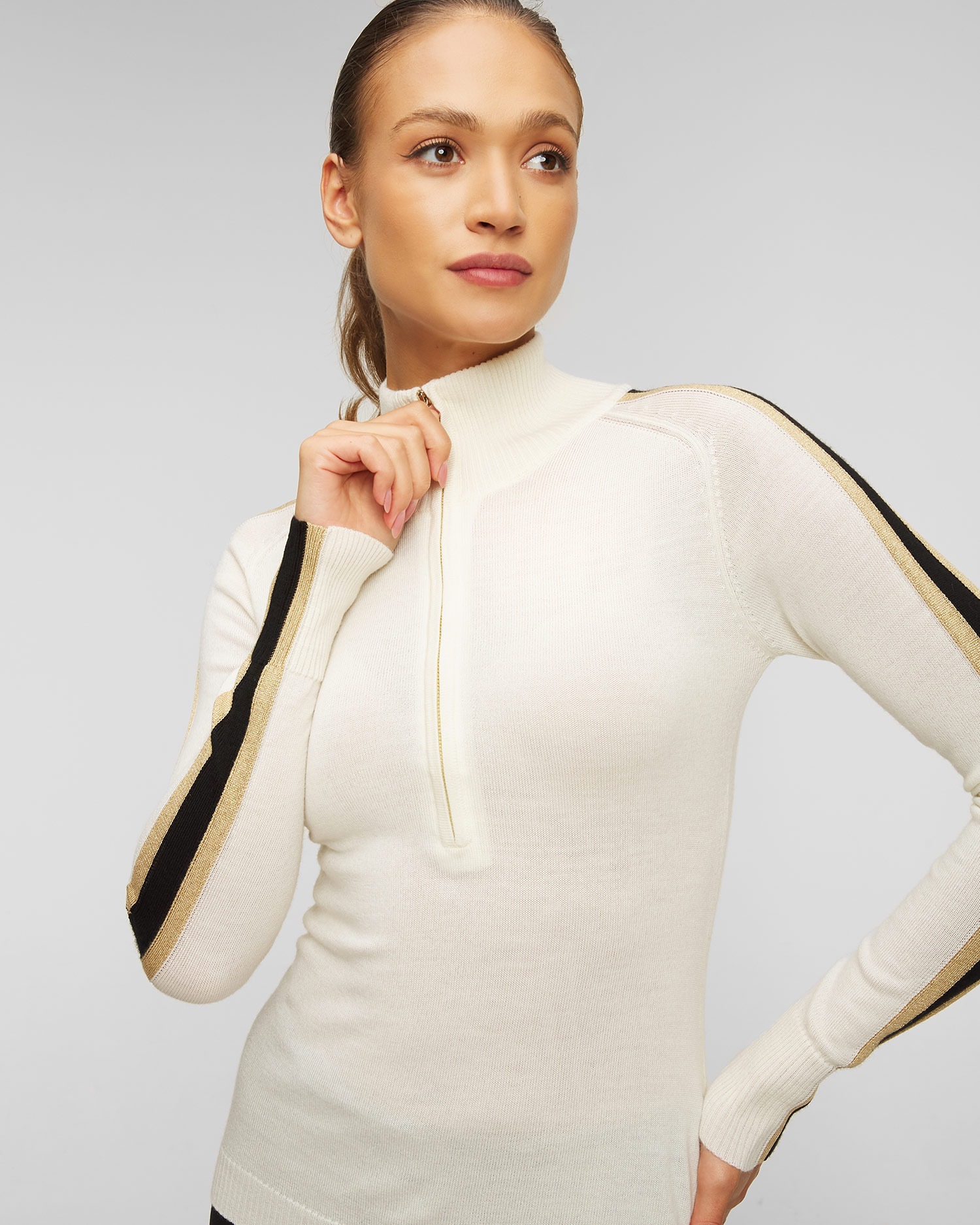 Bluză cu guler înalt pentru femei We Norwegians Geilo