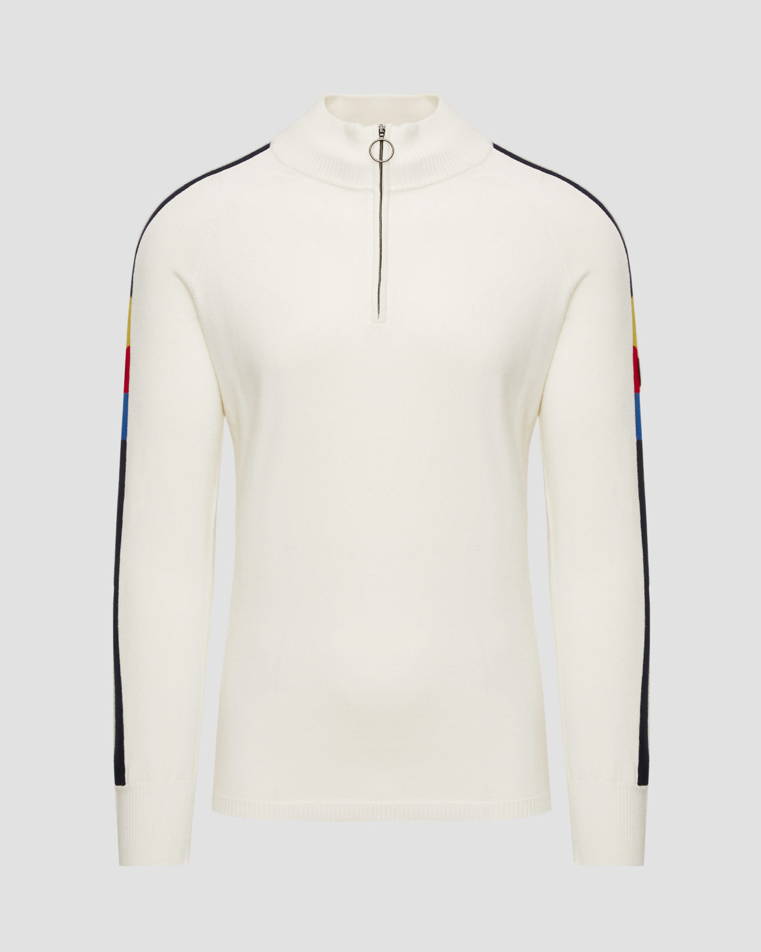 Men's white turtleneck with a zipper We Norwegians Varden
