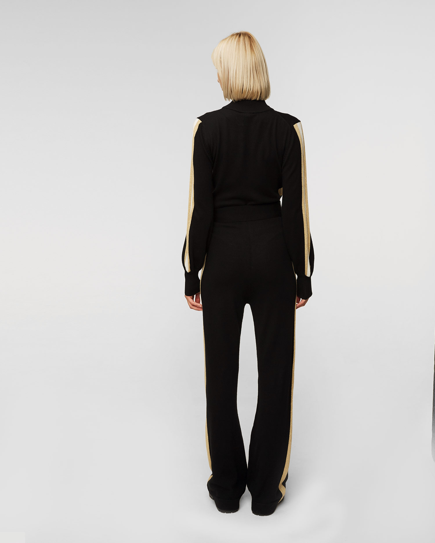 Women's black wool jumpsuit We Norwegians Geilo