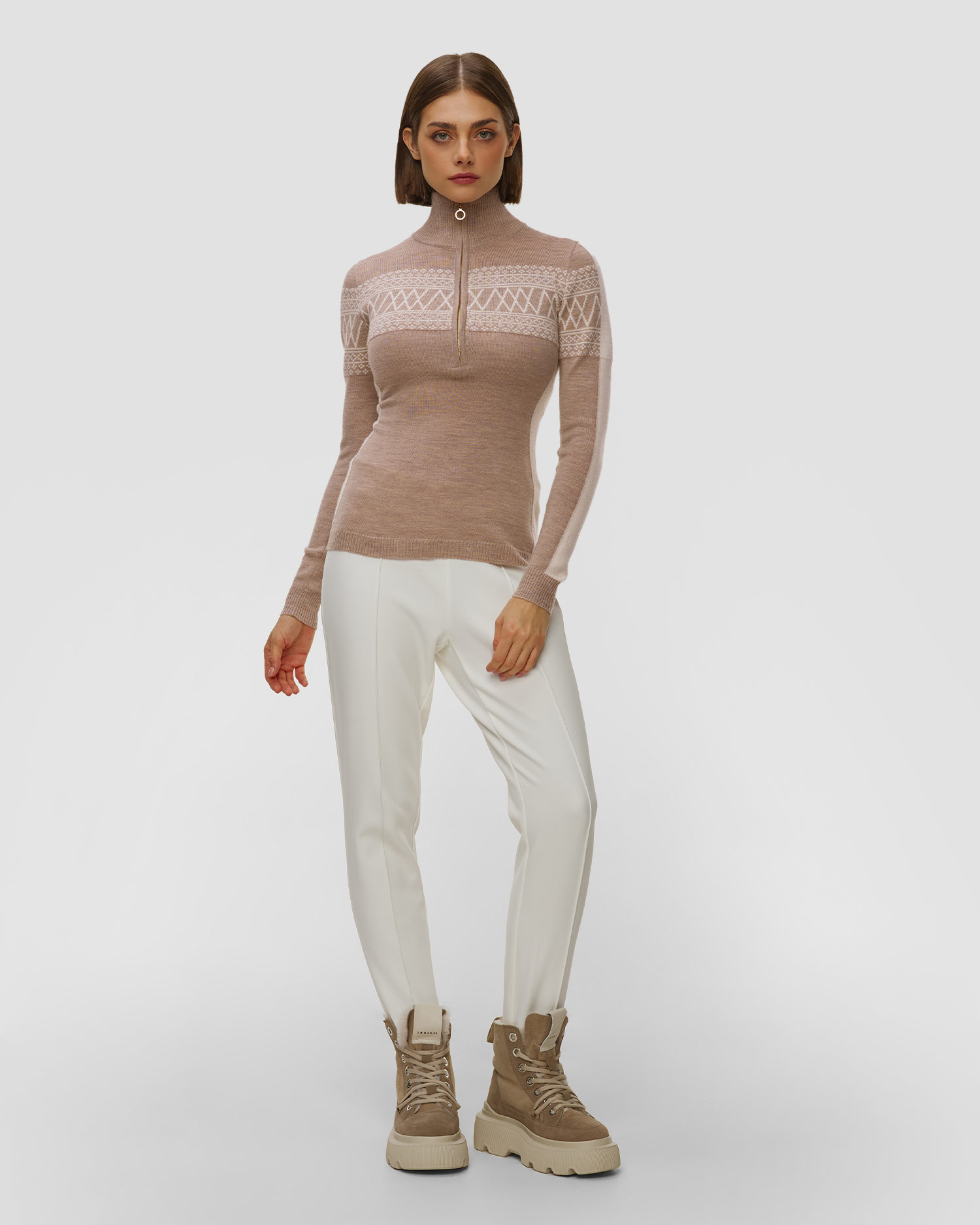 Pull en laine pour femmes We Norwegians Signature