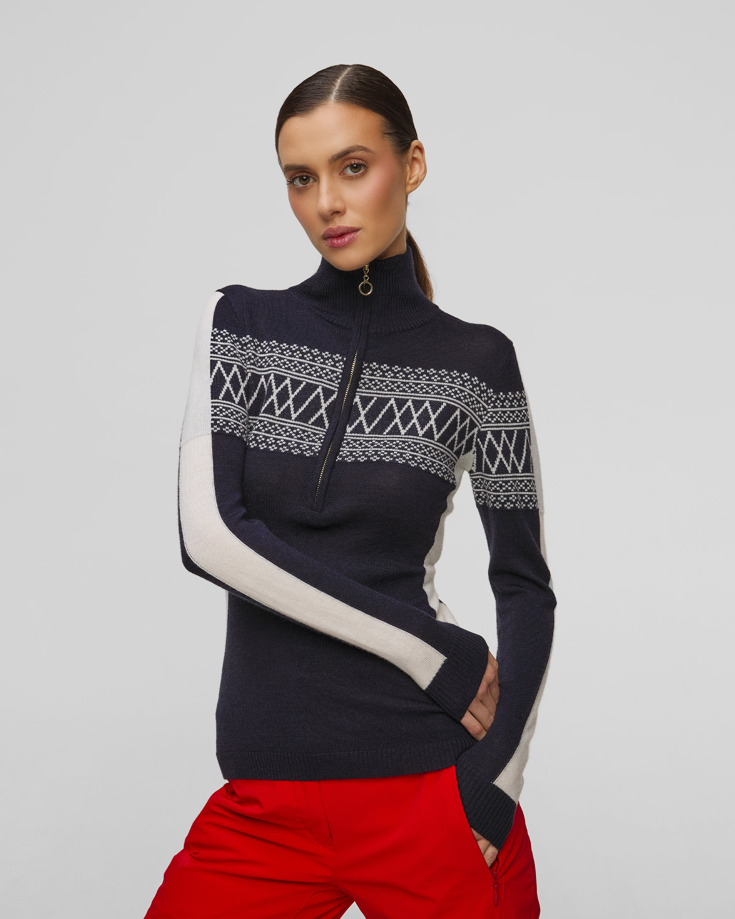 Pull en laine pour femmes We Norwegians Signature