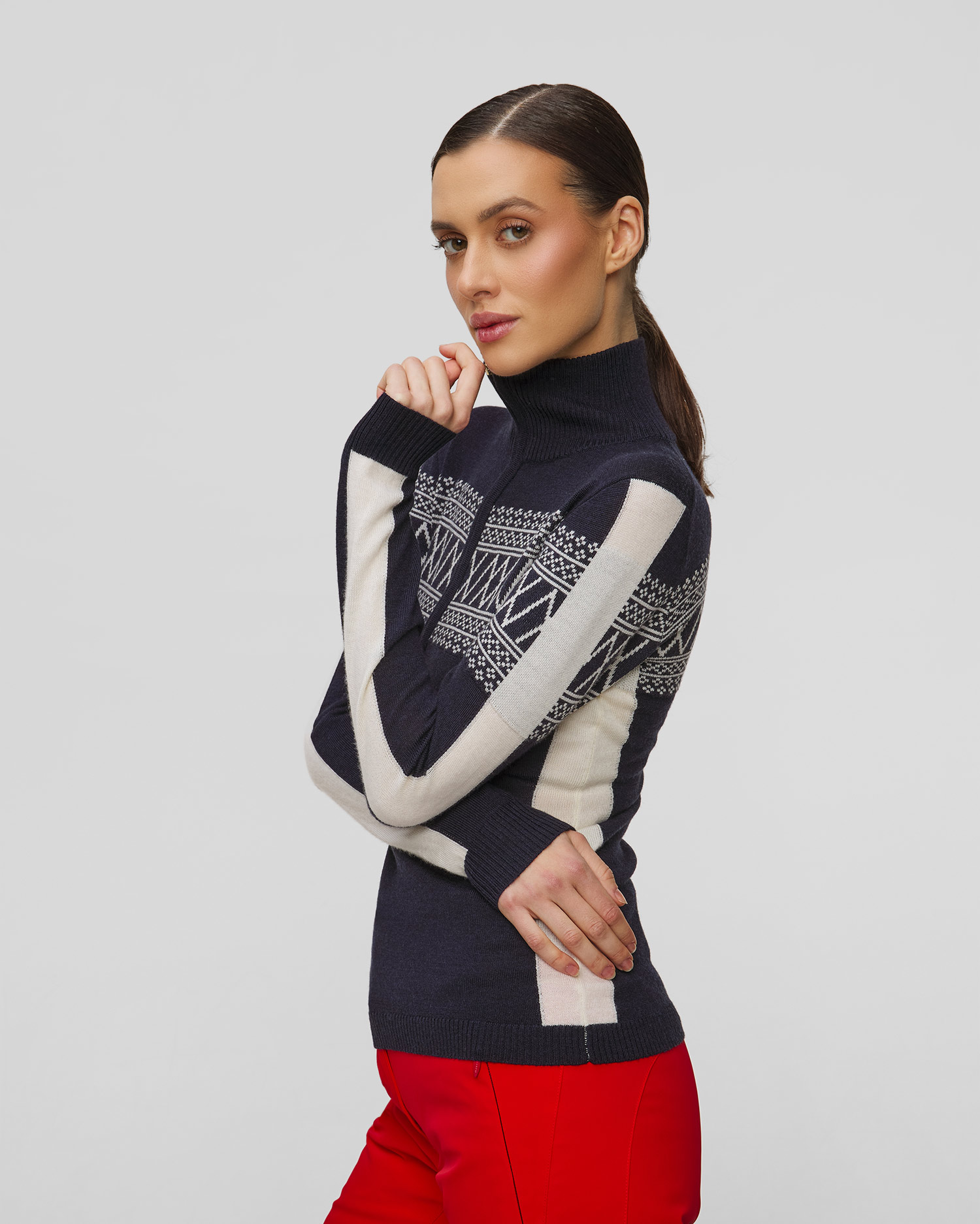 Pull en laine pour femmes We Norwegians Signature