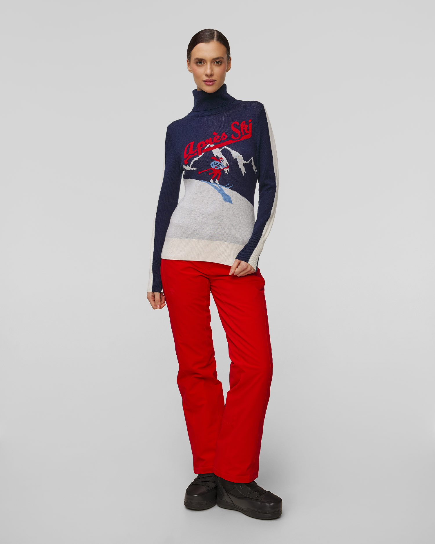 Pull à col roulé en laine pour femmes We Norwegians AfterSki