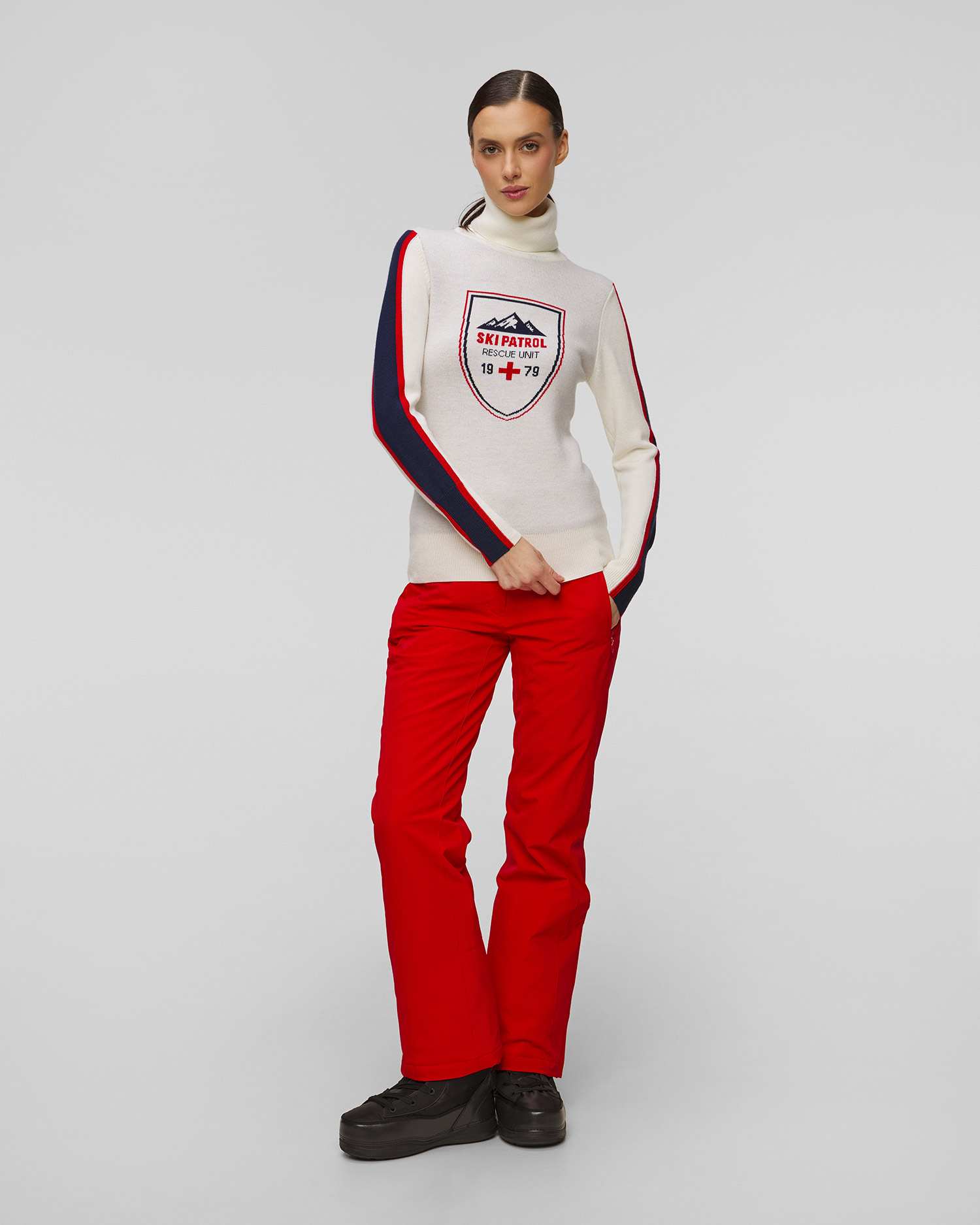 Pull à col roulé en laine pour femmes We Norwegians AfterSki