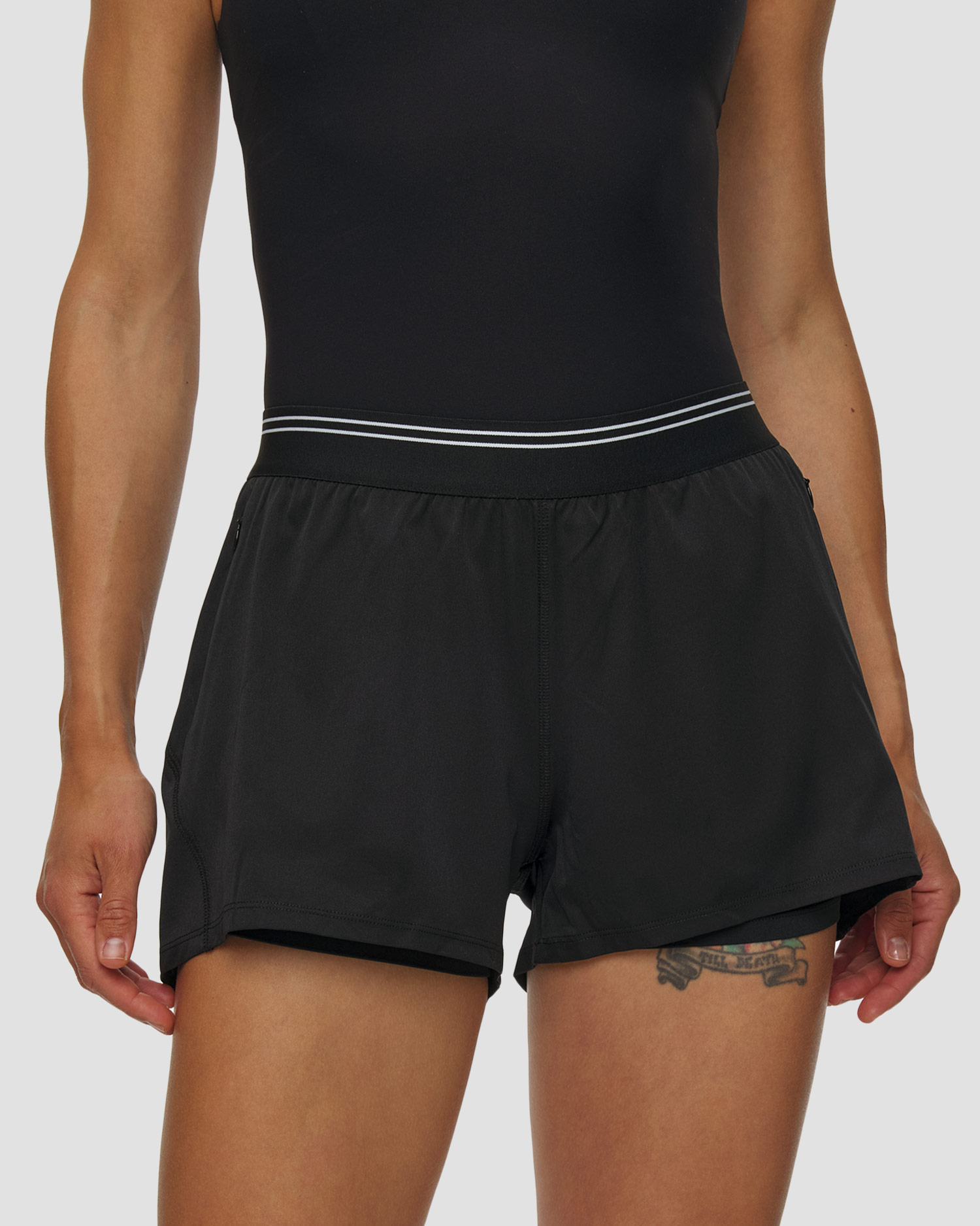Černé dámské běžecké šortky The Upside Lucky Run Short