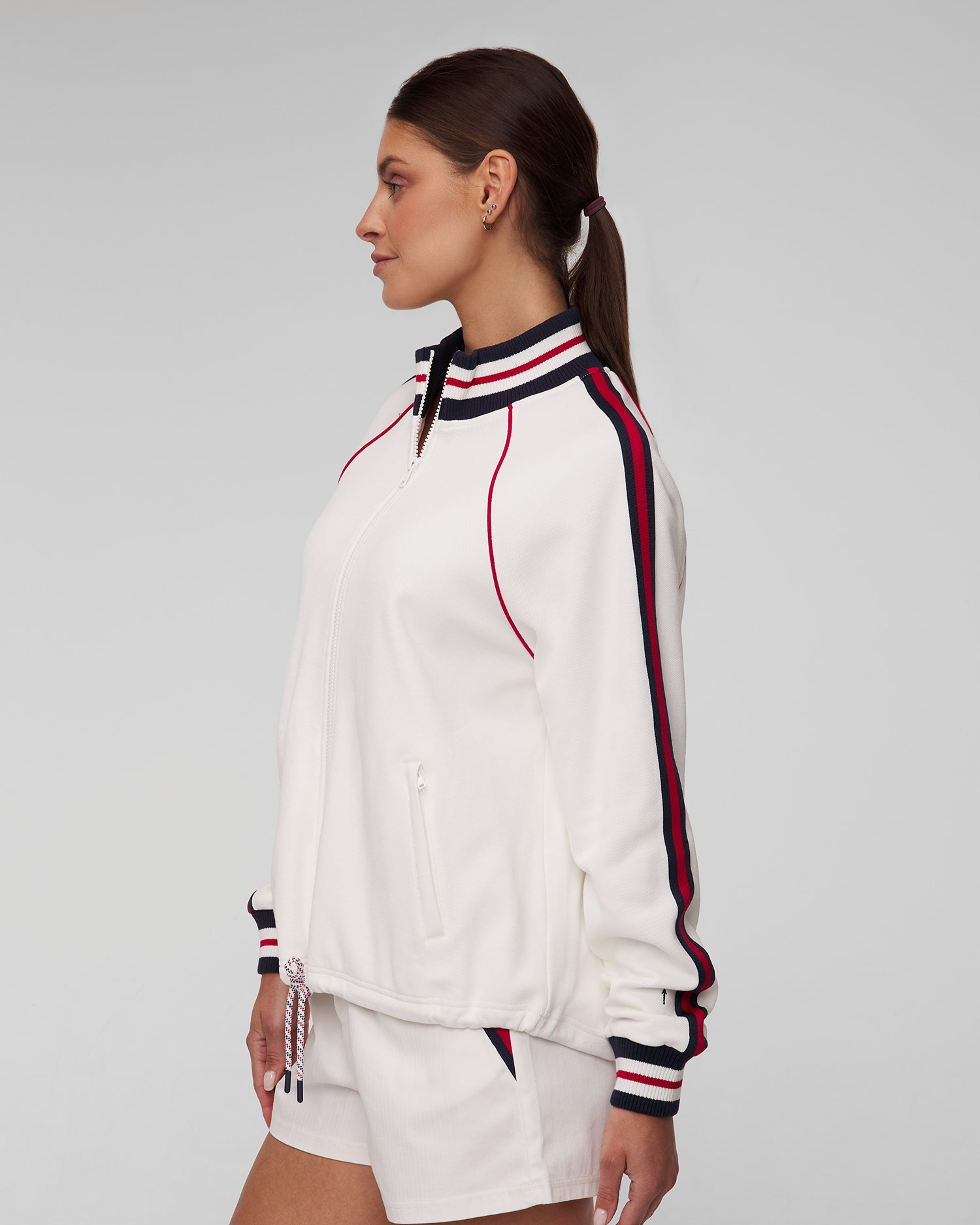 Jachetă albă pentru femei The Upside Love Morgan