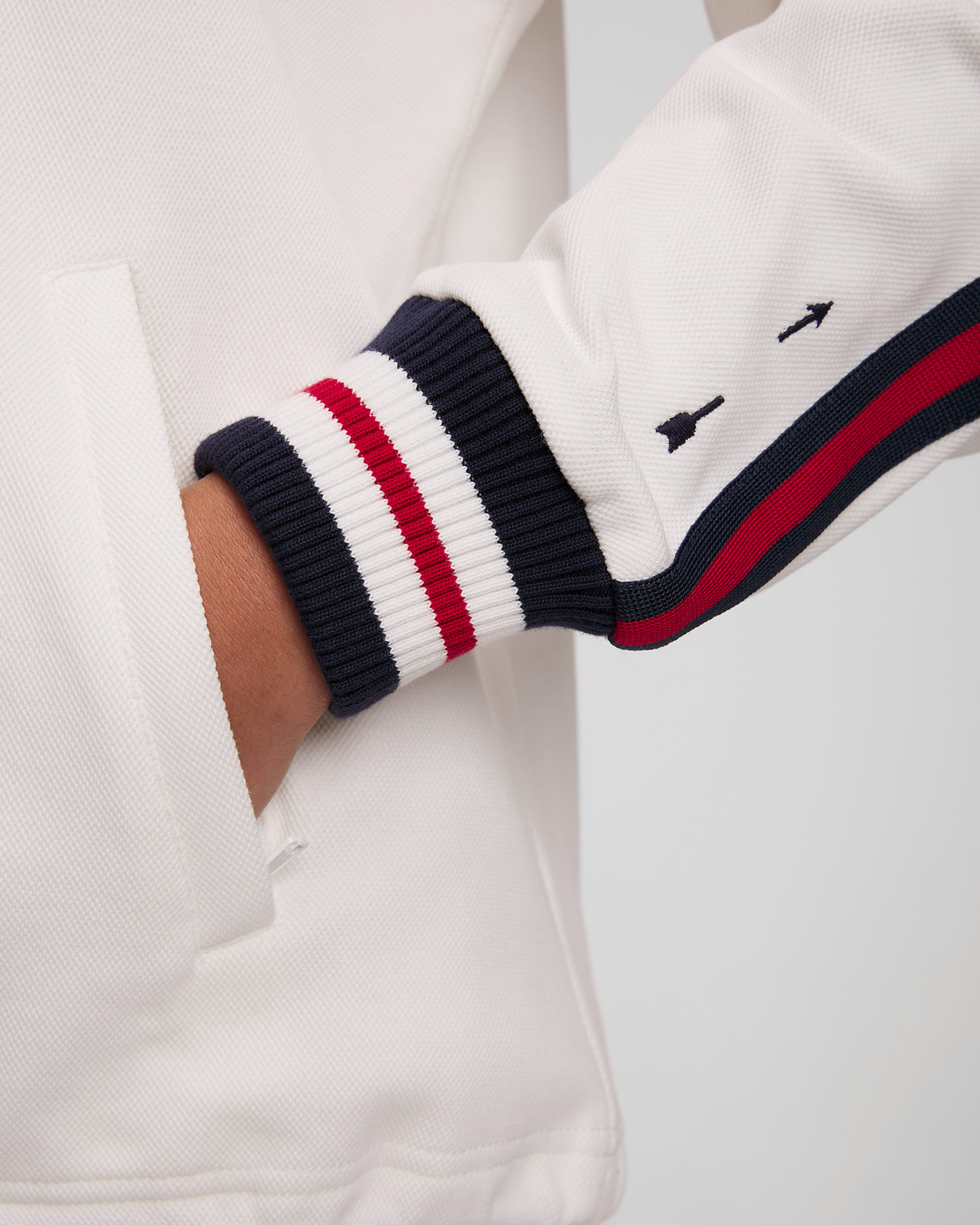 Dámska biela vetrovka The Upside Love Morgan