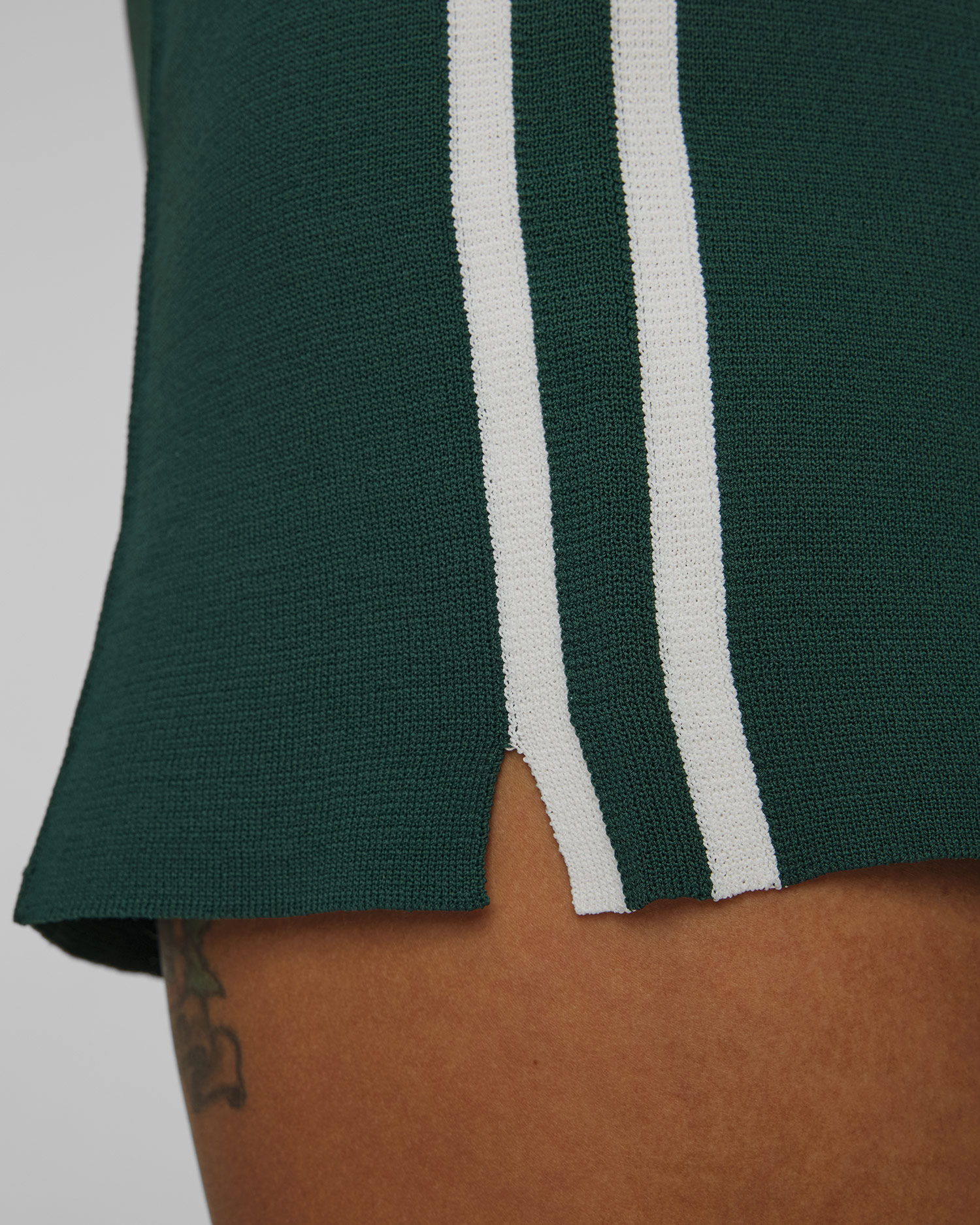 Dámske zelené šortky The Upside Les Border Evert Knit Short