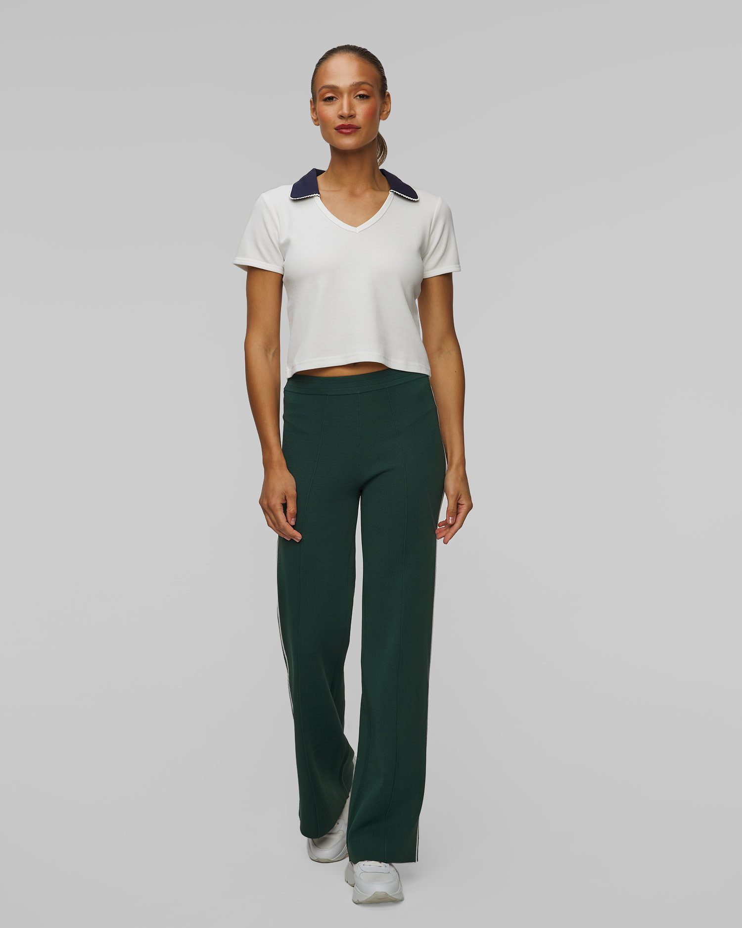 Polo pour femmes The Upside Jacobs V Neck Collared Polo