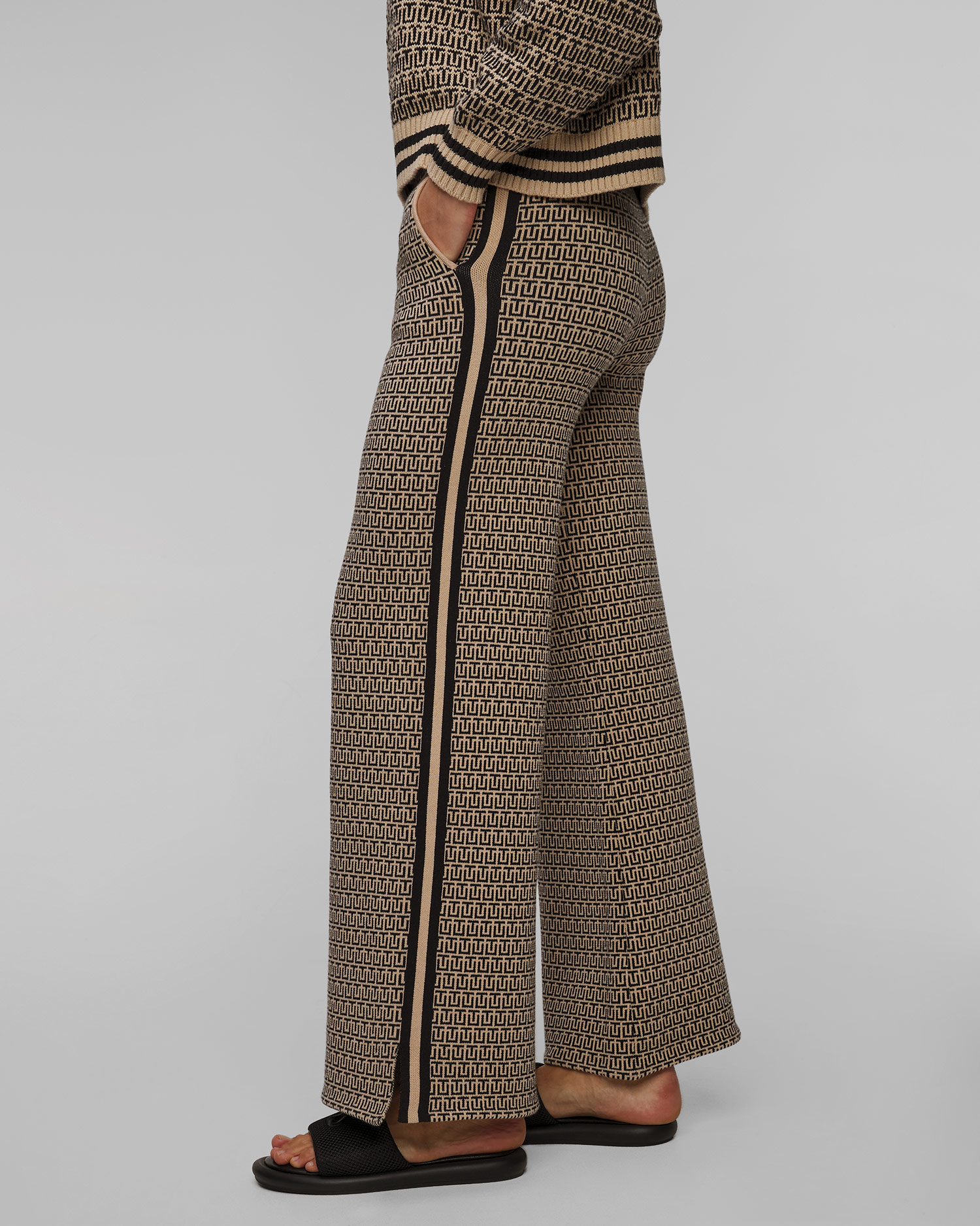 Pantaloni tricotați pentru femei The Upside Castilla Juniper Knit