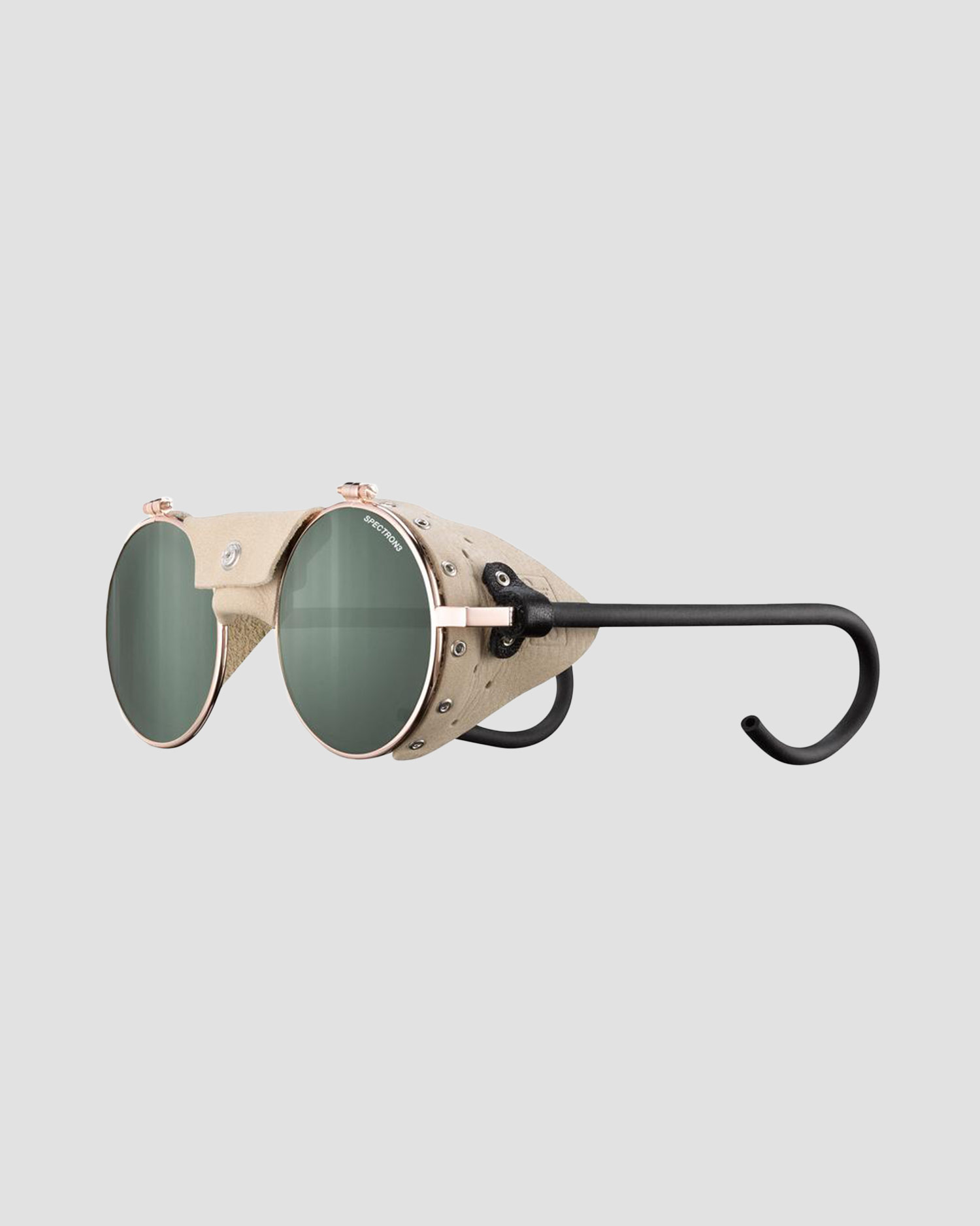 Julbo Vermont Bergsteigerbrillein in Beige und Gold mit Spectron 3CF Gläsern